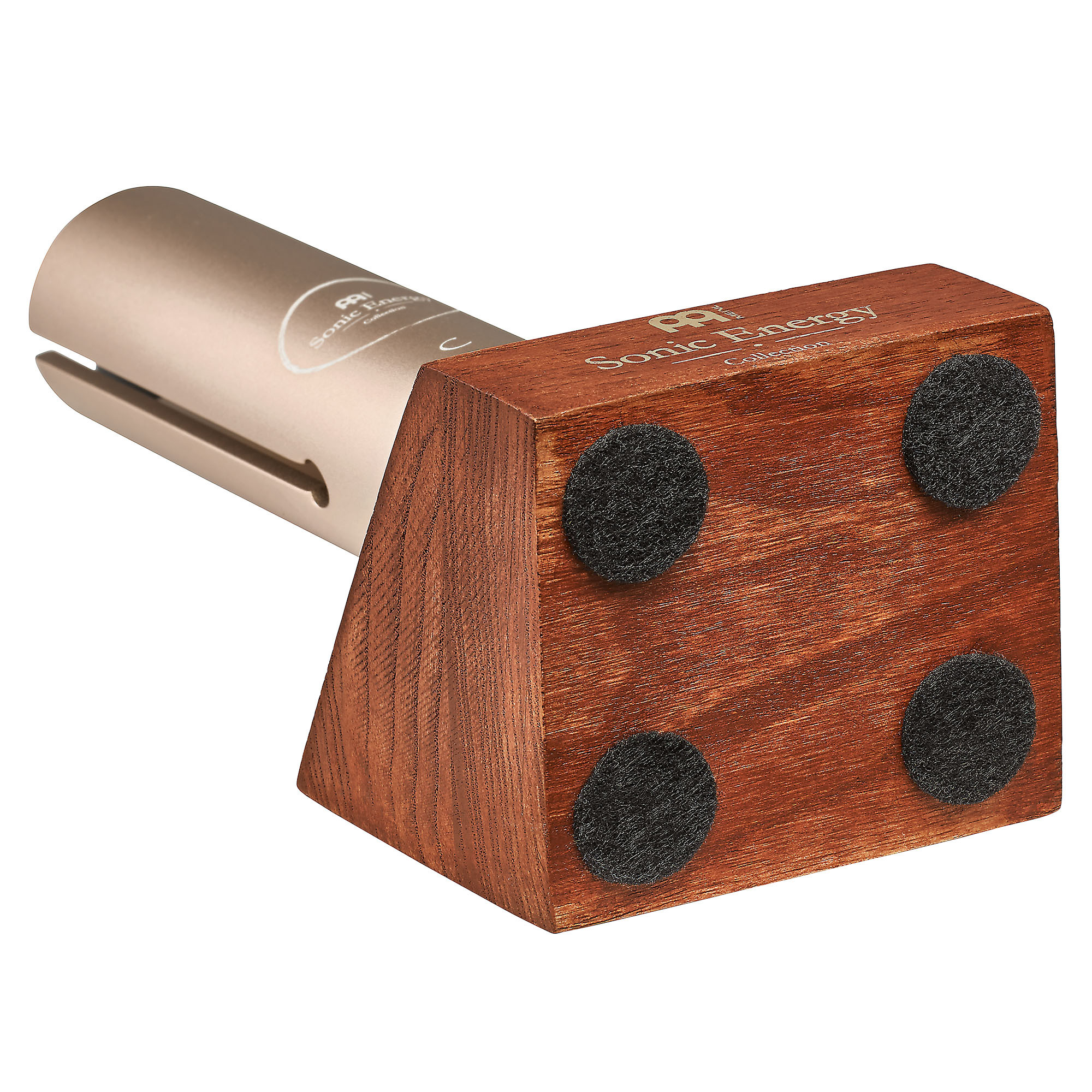 Mein Sonic Energy Wah-Wah Tube C6 432Hz mit Schlägel und Ständer