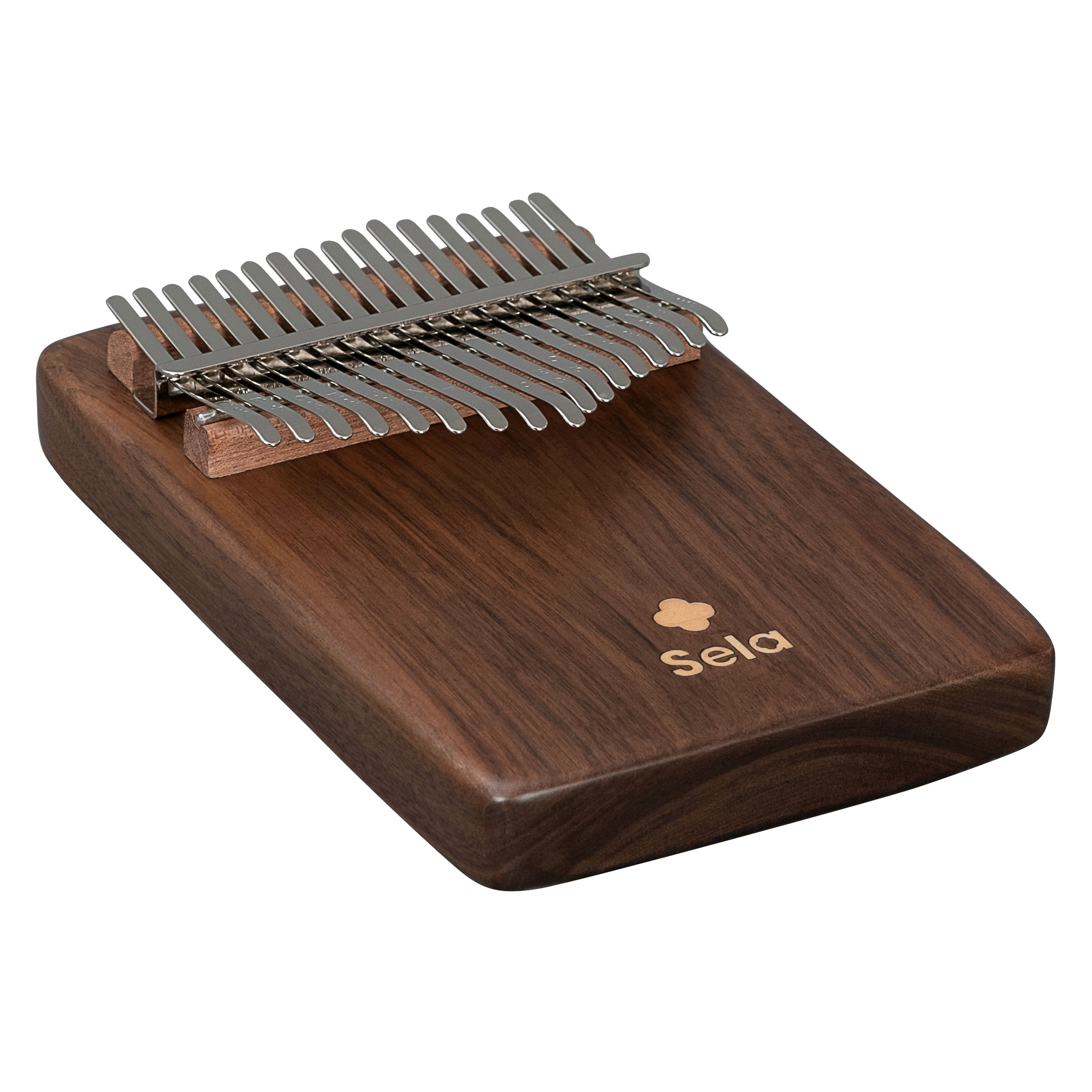 Sela Kalimba 17 Solid Black Walnut