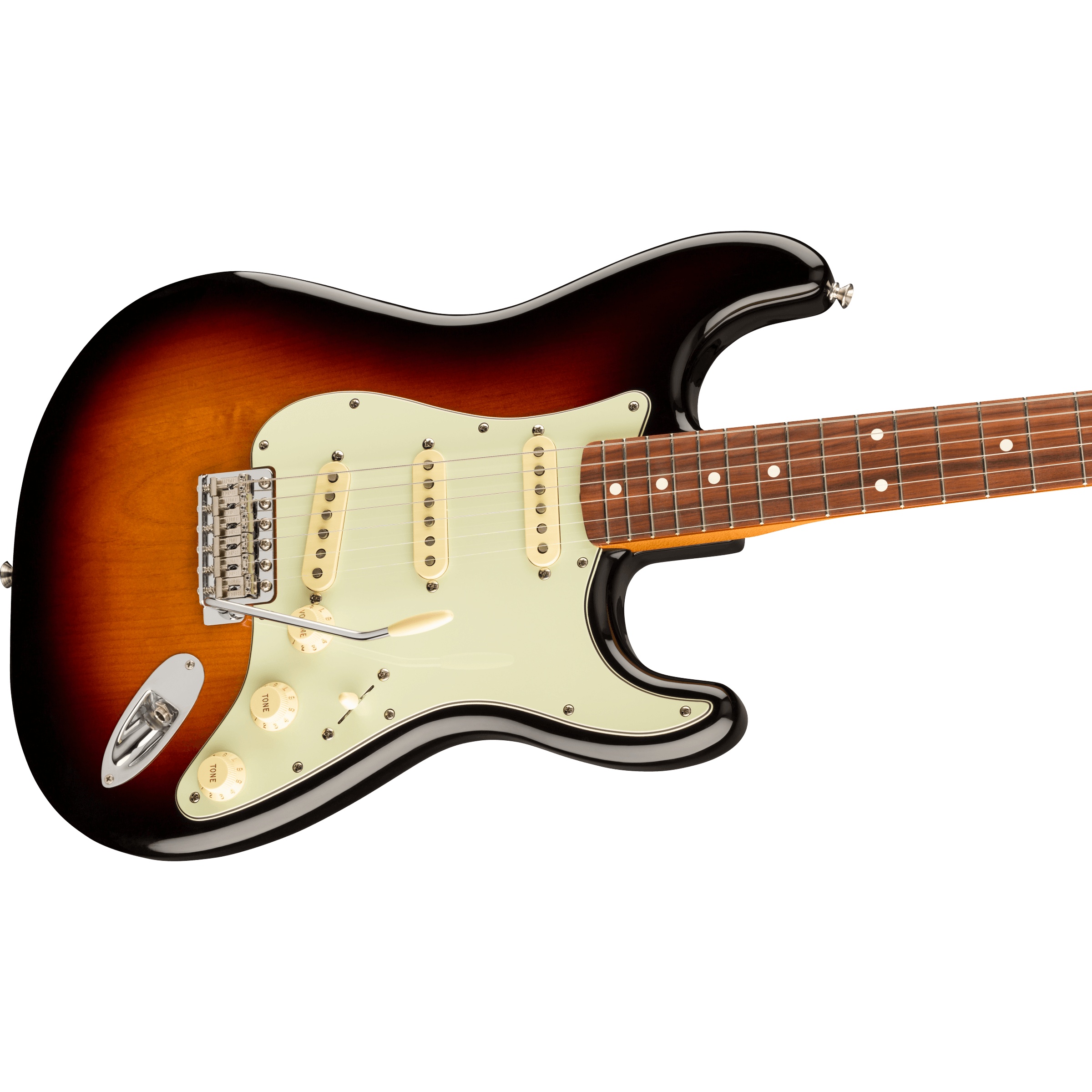 Fender Vintera '60s Stratocaster®, Pau Ferro Fingerboard, 3-Color Sunburst mit Tasche