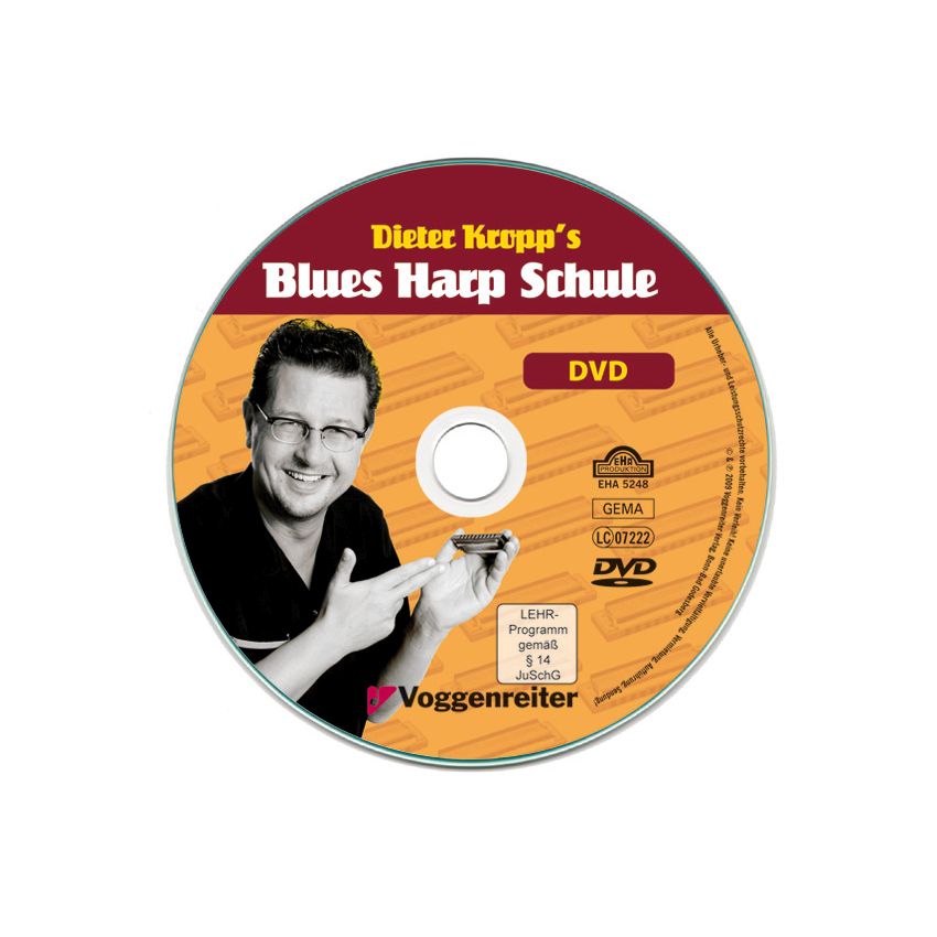 Kropp's Blues Harp Schule (+CD + DVD)