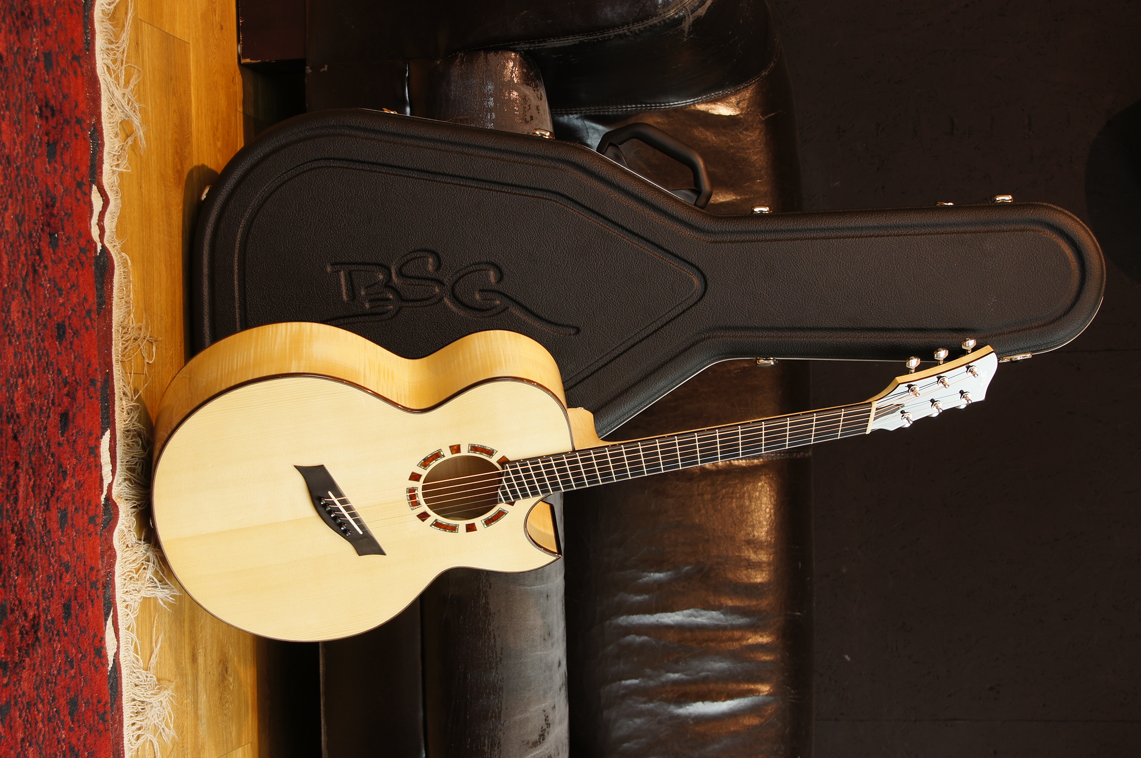 BSG GJ 16 SCF Fanfret - Ahorn / Fichte mit Tonabnehmer