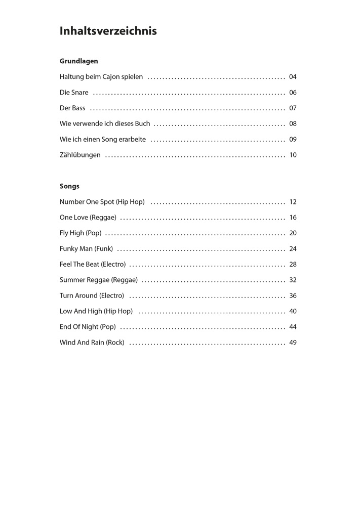 Erlebnis Cajon - Songbook (+MP3-CD)