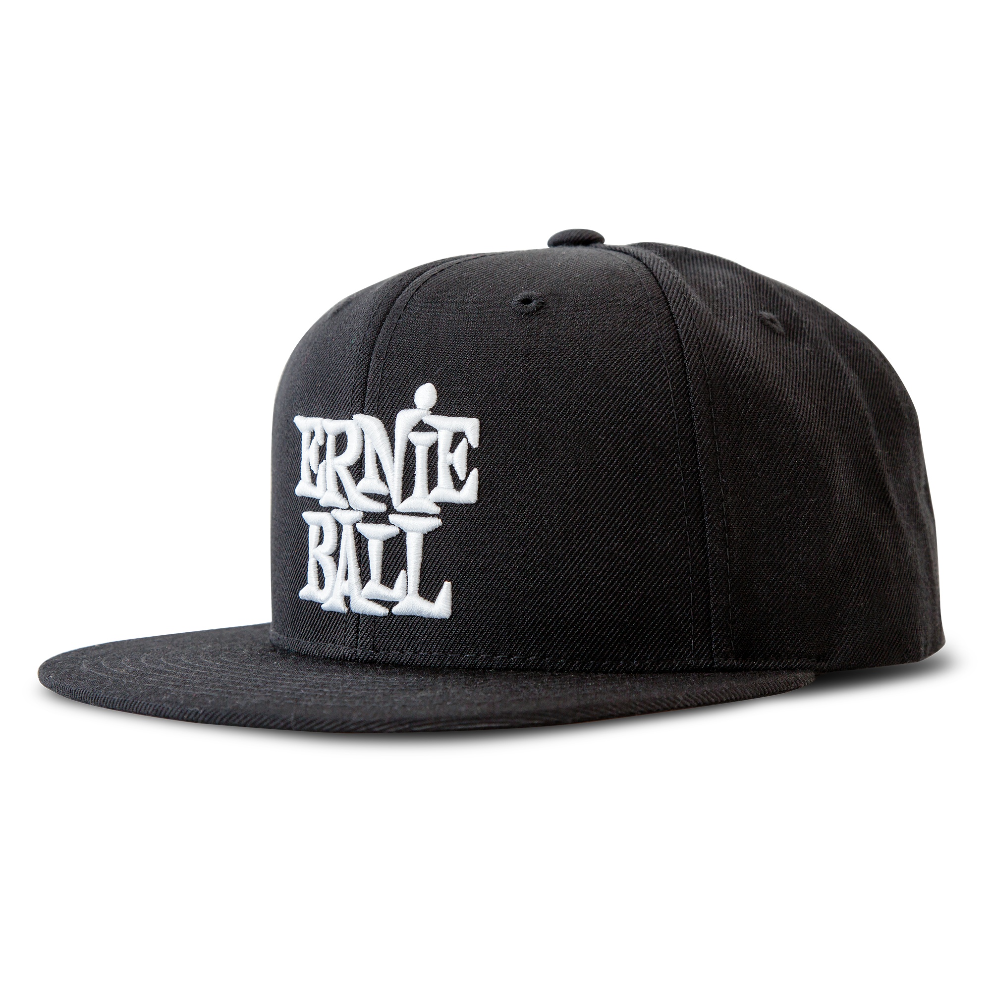 ERNIE BALL Baseball Cap schwarz, weißes Blocklogo