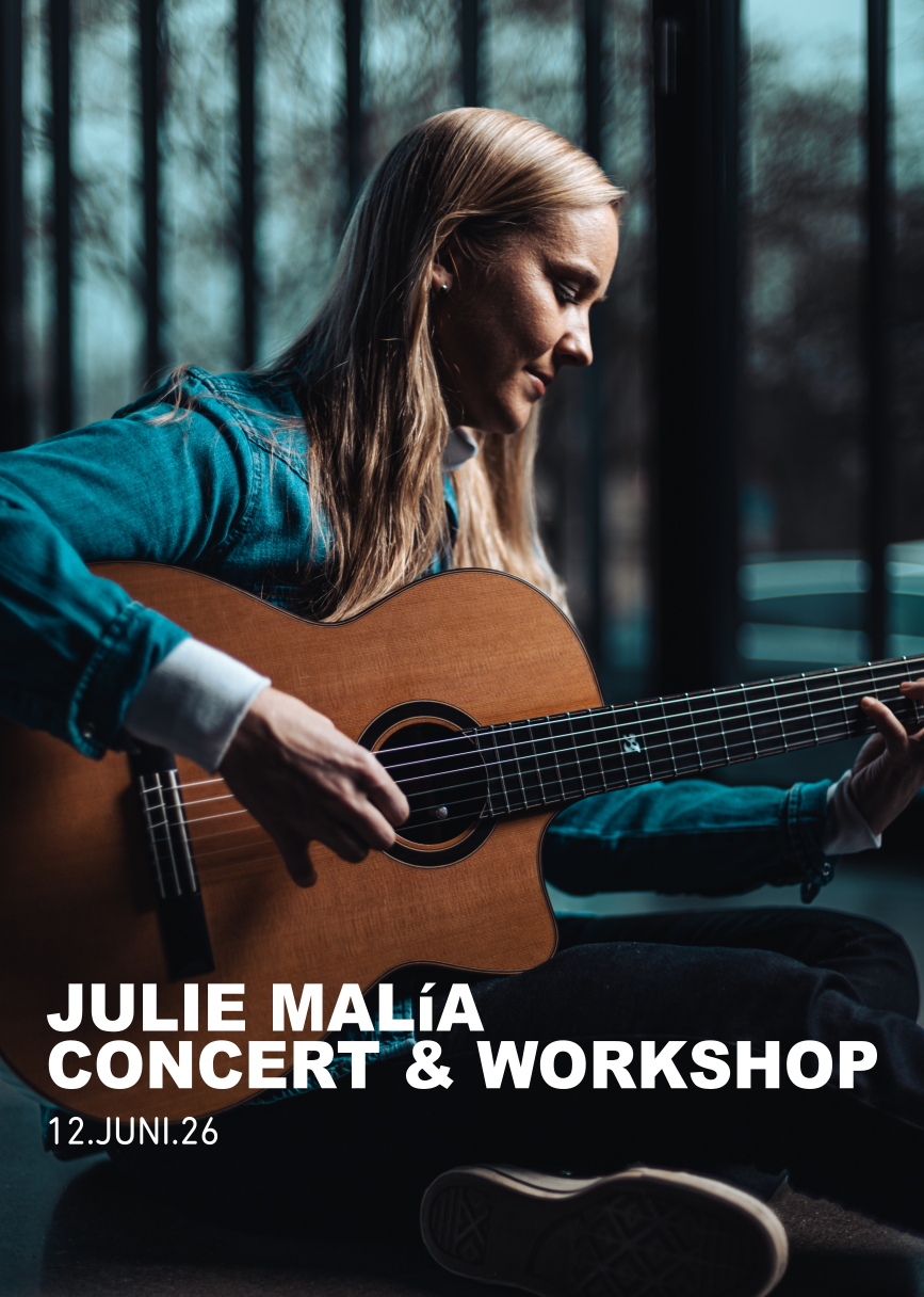 Julie Malía – Concert & Workshop – Crossover Guitar - 17.JUNI.26