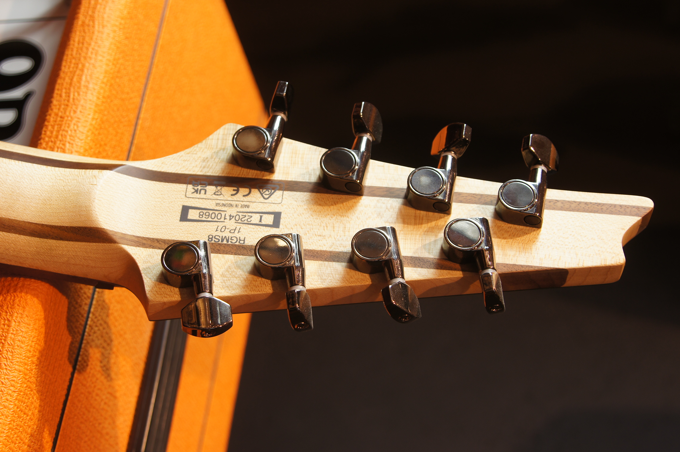 Ibanez RGMS8-BK 8-String Multiscale - black