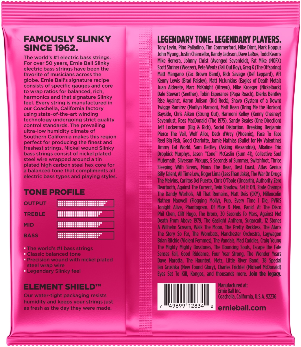 ERNIE BALL 2834 Super Slinky 45-100 E-Bass Saiten