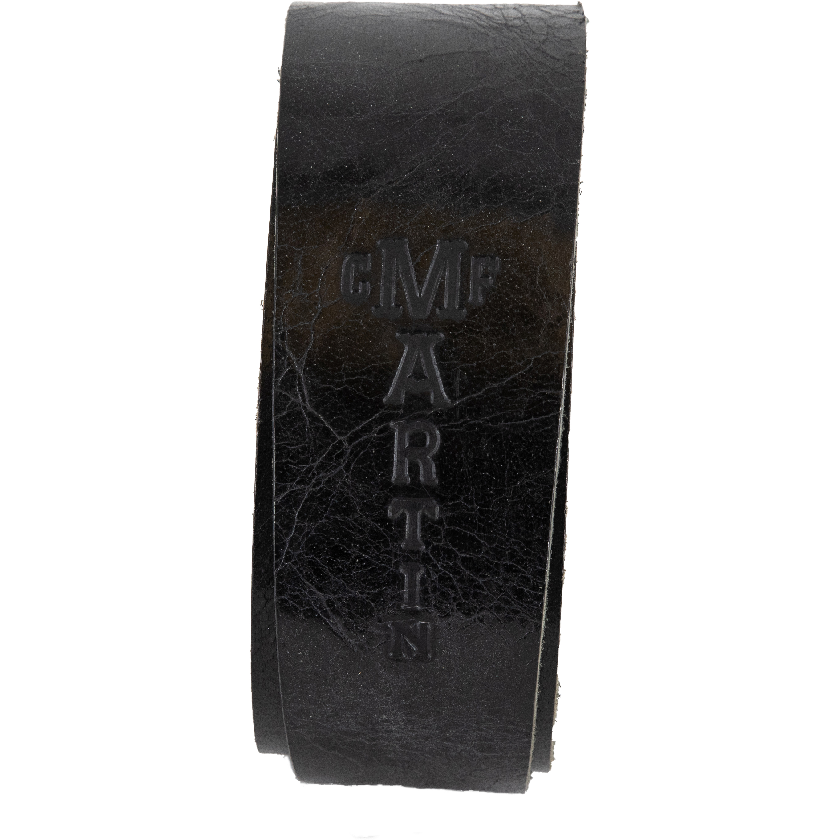 Martin Gitarrengurt Leder CFM Logo, Black