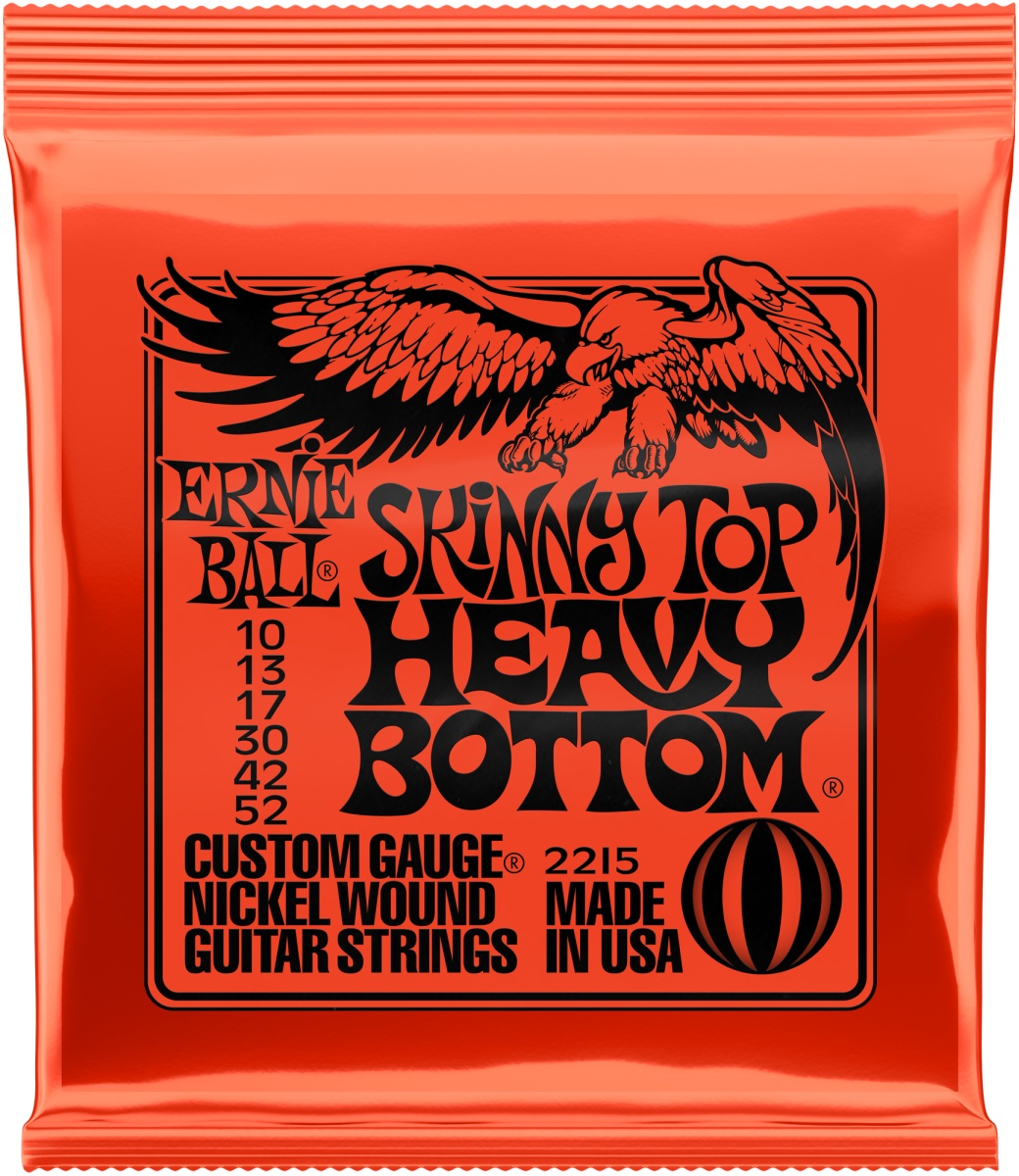ERNIE BALL 2215 Skinny Top Heavy Bottom 10-52