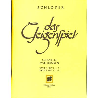 Schloder - Das Geigenspiel Band 1 Heft 2