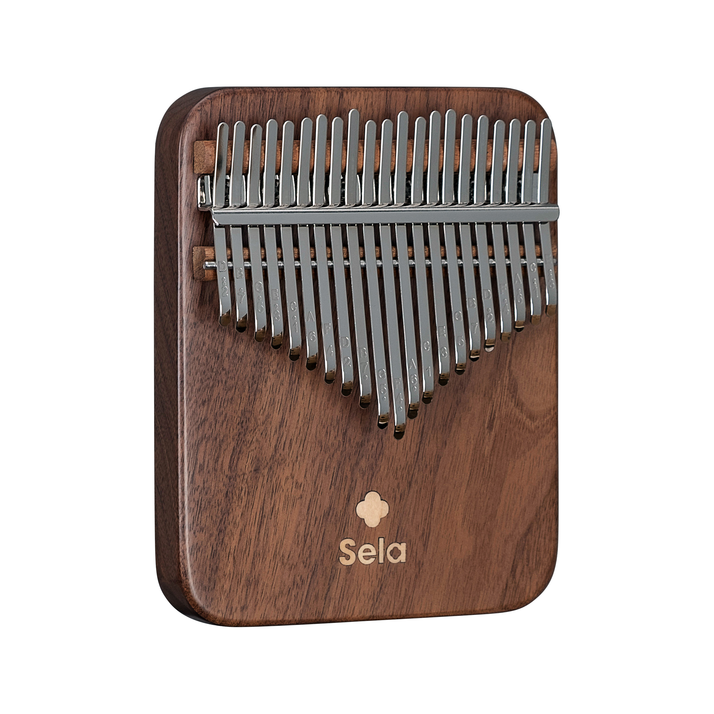 Sela Kalimba 21 Solid Black Walnut