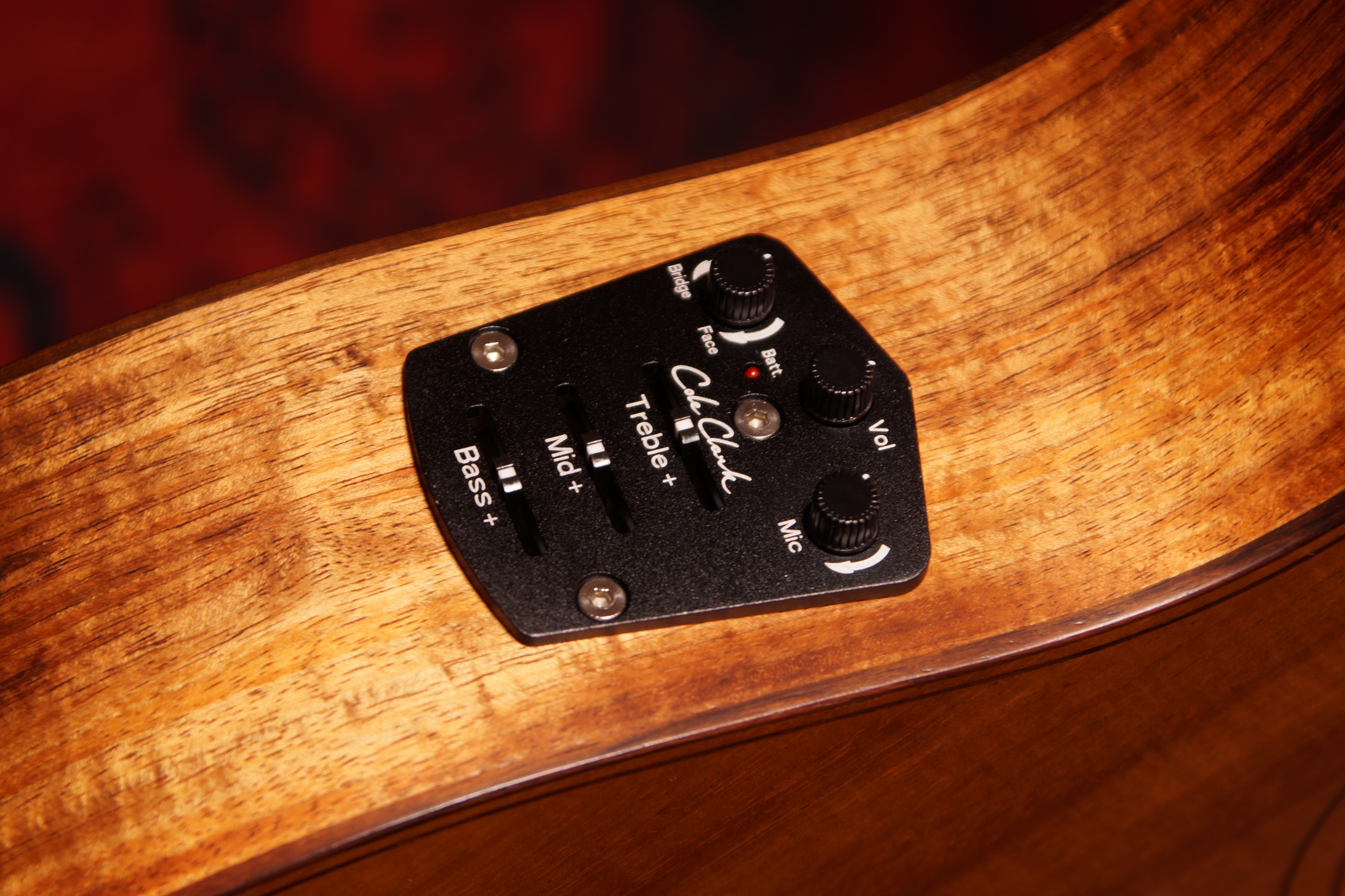 Cole Clark TL2EC-BLBL-AE-HUM True Hybrid Thin Line Grand Auditorium