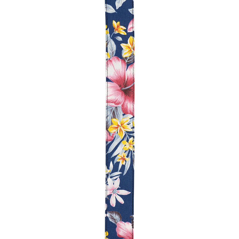 Aria Ukulele Strap SPS UKE HA4, Hibiskus navy blue