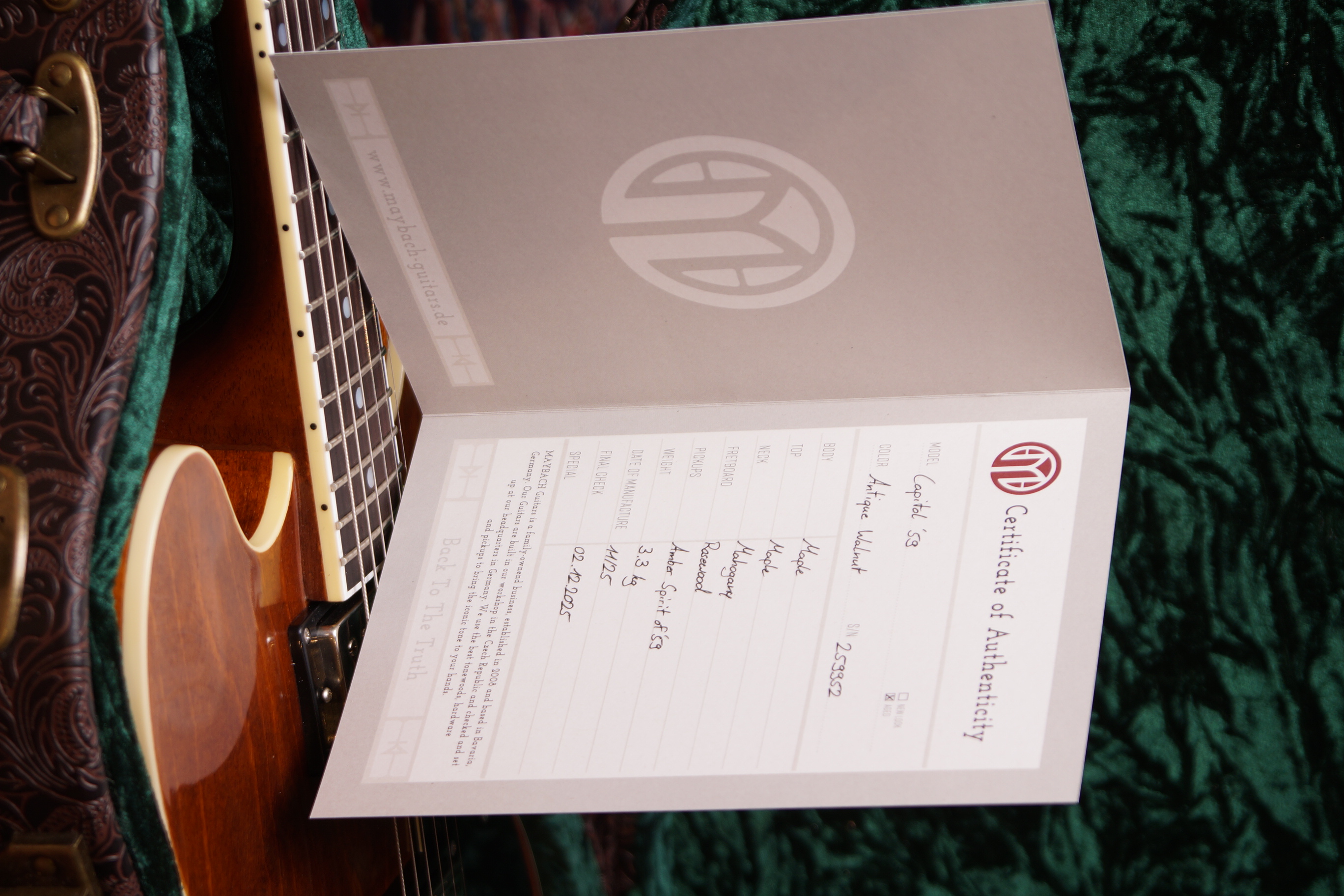 Maybach Capitol 59 Antique Walnut Aged