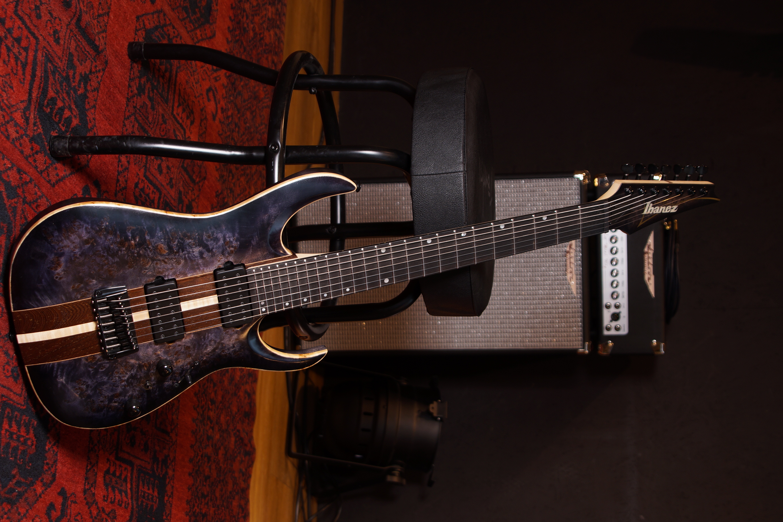 Ibanez RGA217P1PB 7-String Deep Twilight Burst Low Gloss - B-Stock