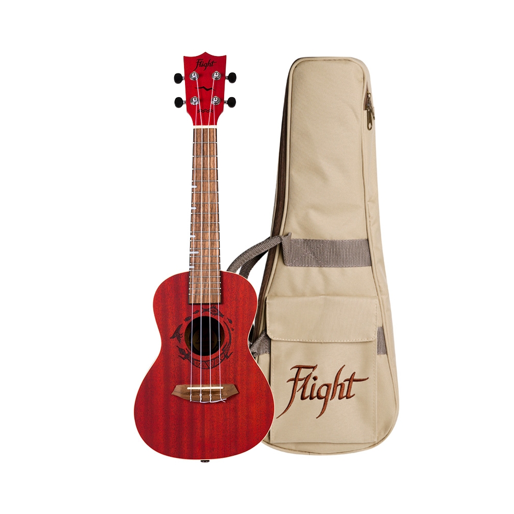 Flight Ukulele DUC 380 Coral Konzert inklusive Tasche