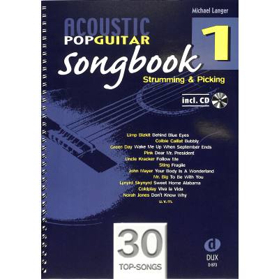 Acoustic Pop Guitar Songbook vol.1 (+Online Audio)