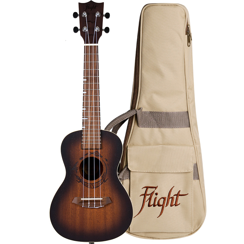 Flight Ukulele DUC 380 Amber Konzert inklusive Tasche