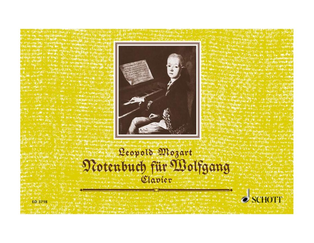 Notenbuch für Wolfgang