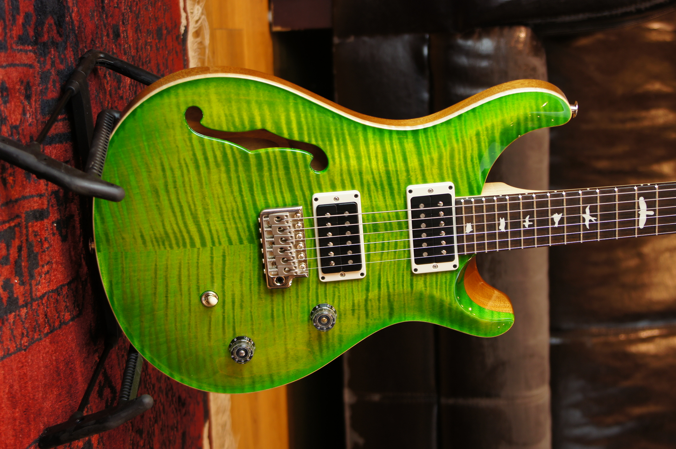 PRS CE 24 Semi Hollow ER - Eriza Verde