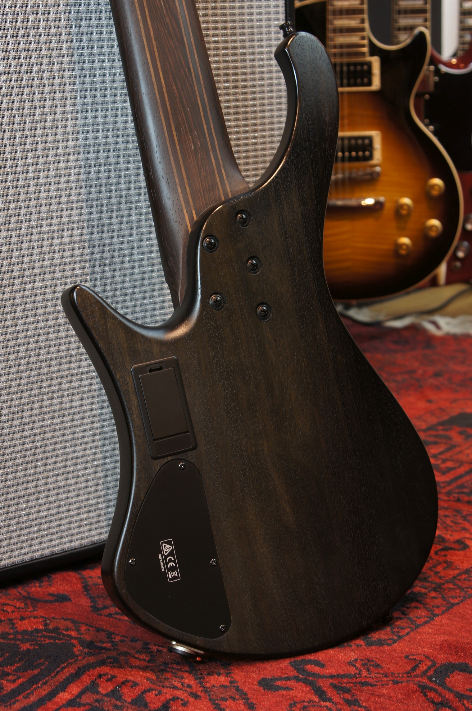 IBANEZ Bass Workshop 6-Str Black Ice Flat, incl. Gigbag - B-Stock