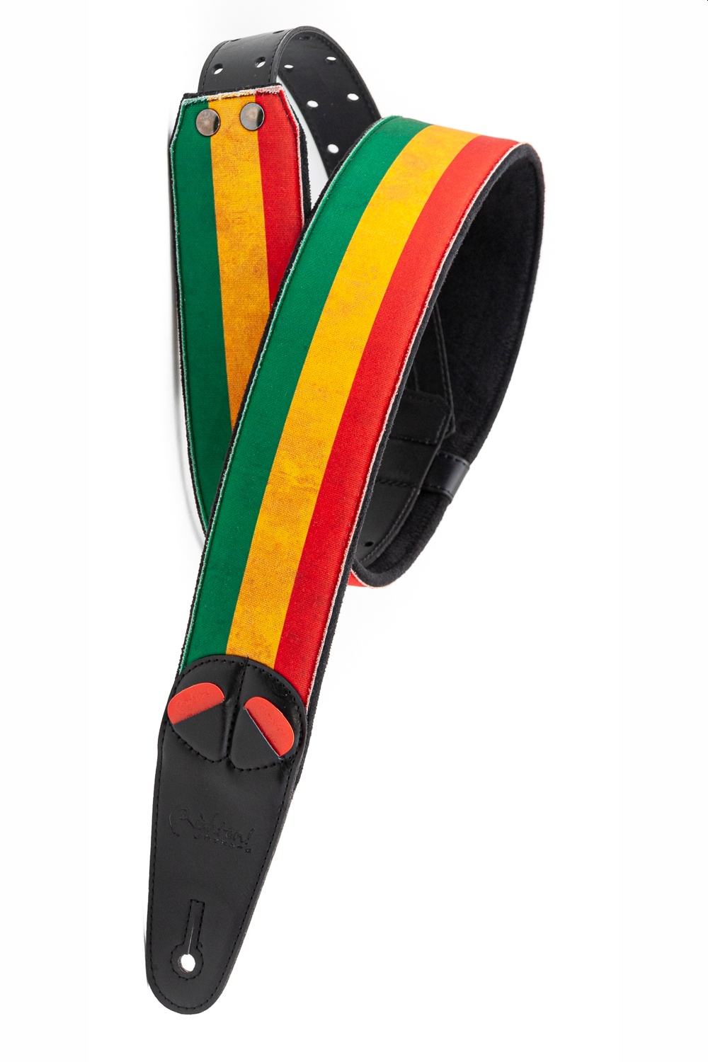 RightOn! Gitarrengurt MOJO LEGEND RASTA