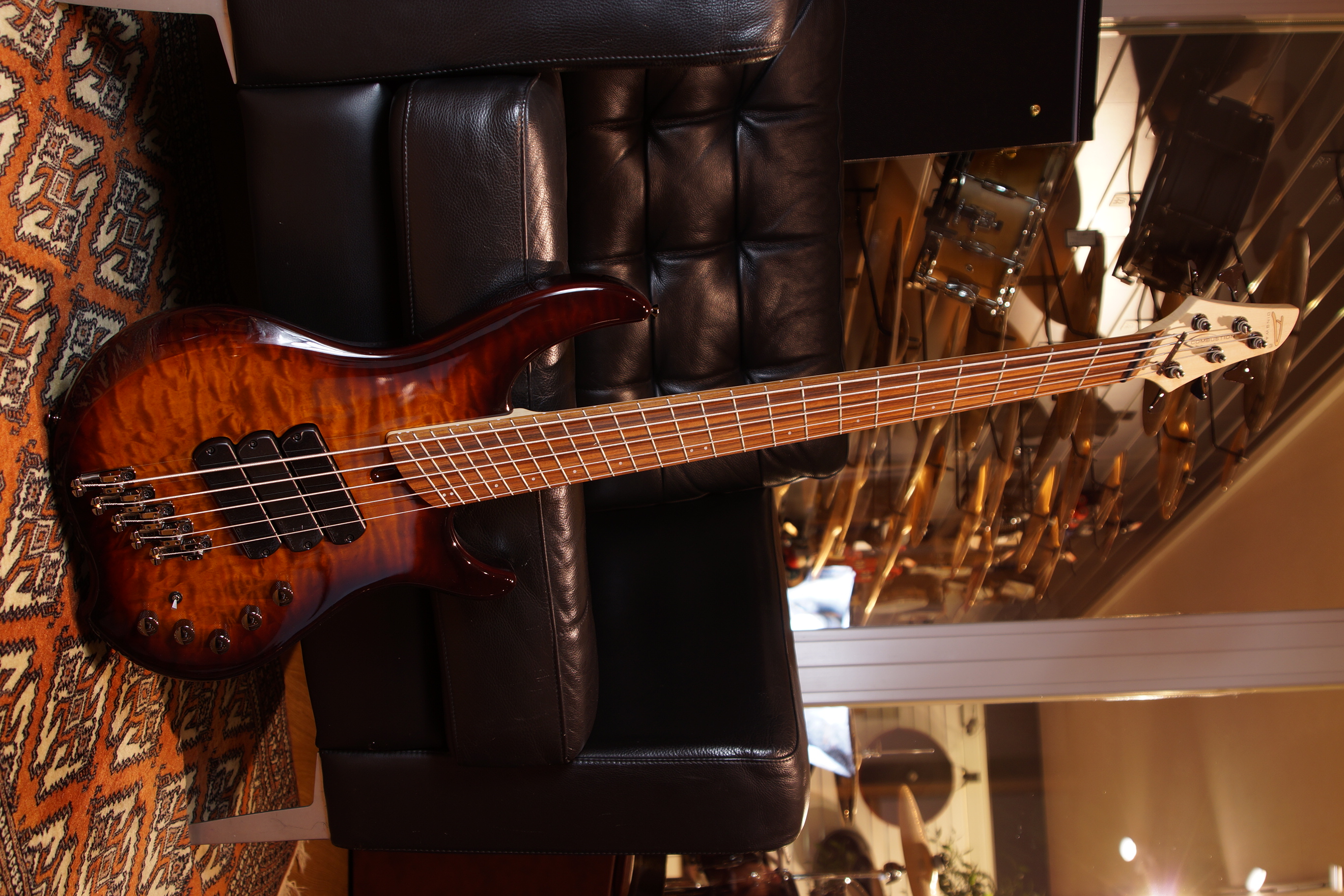 Dingwall CB3 Combustion 5-String Pau Ferro Vintage Burst