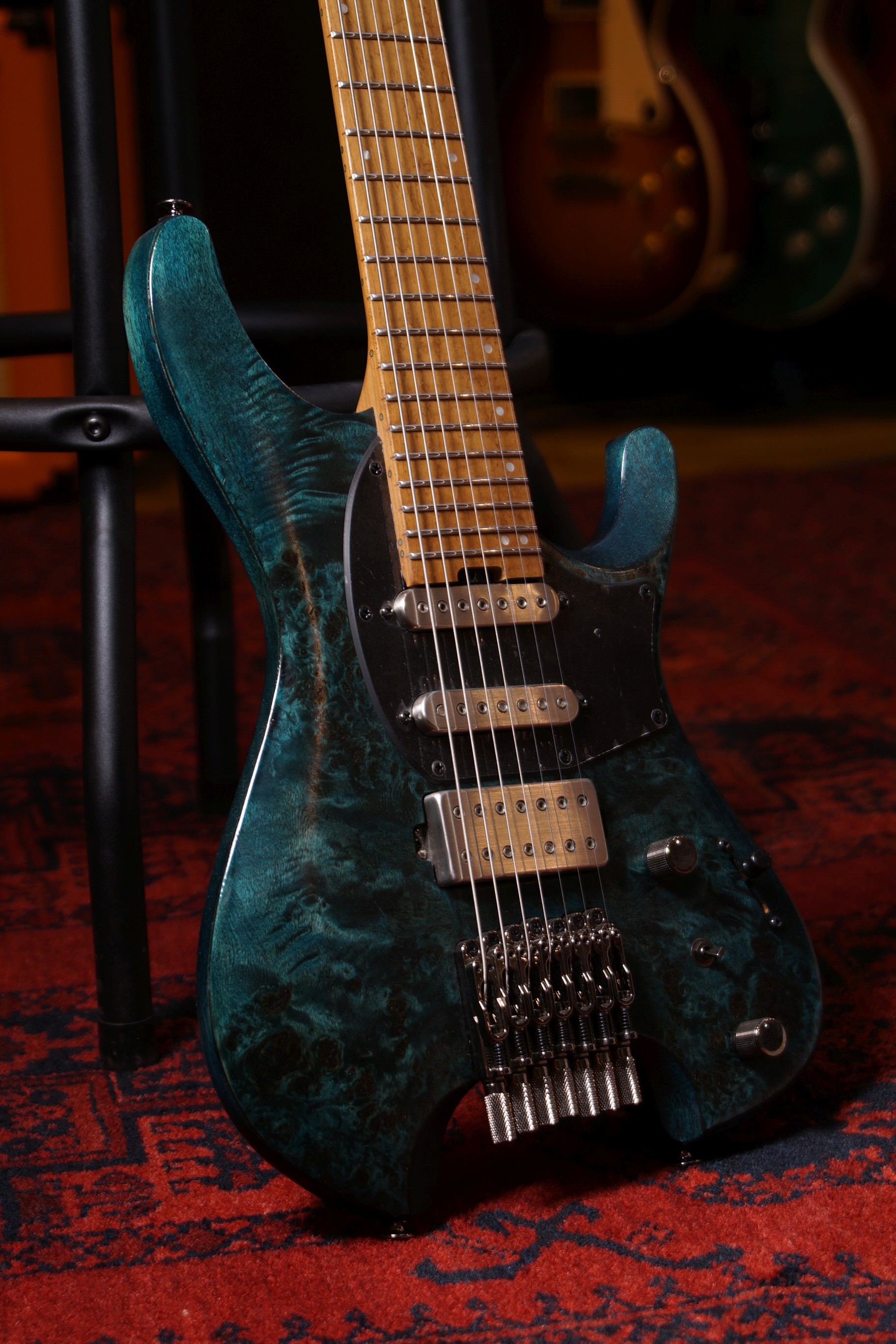 Ibanez Quest Q547PB-COL Cosmic Blue Low Gloss inklusive Tasche B-Ware