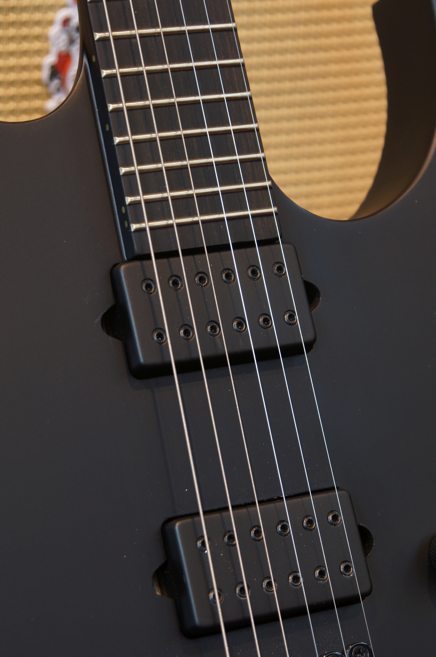 IBANEZ Iron Label RGRT 6-Str Black Flat - B-Stock