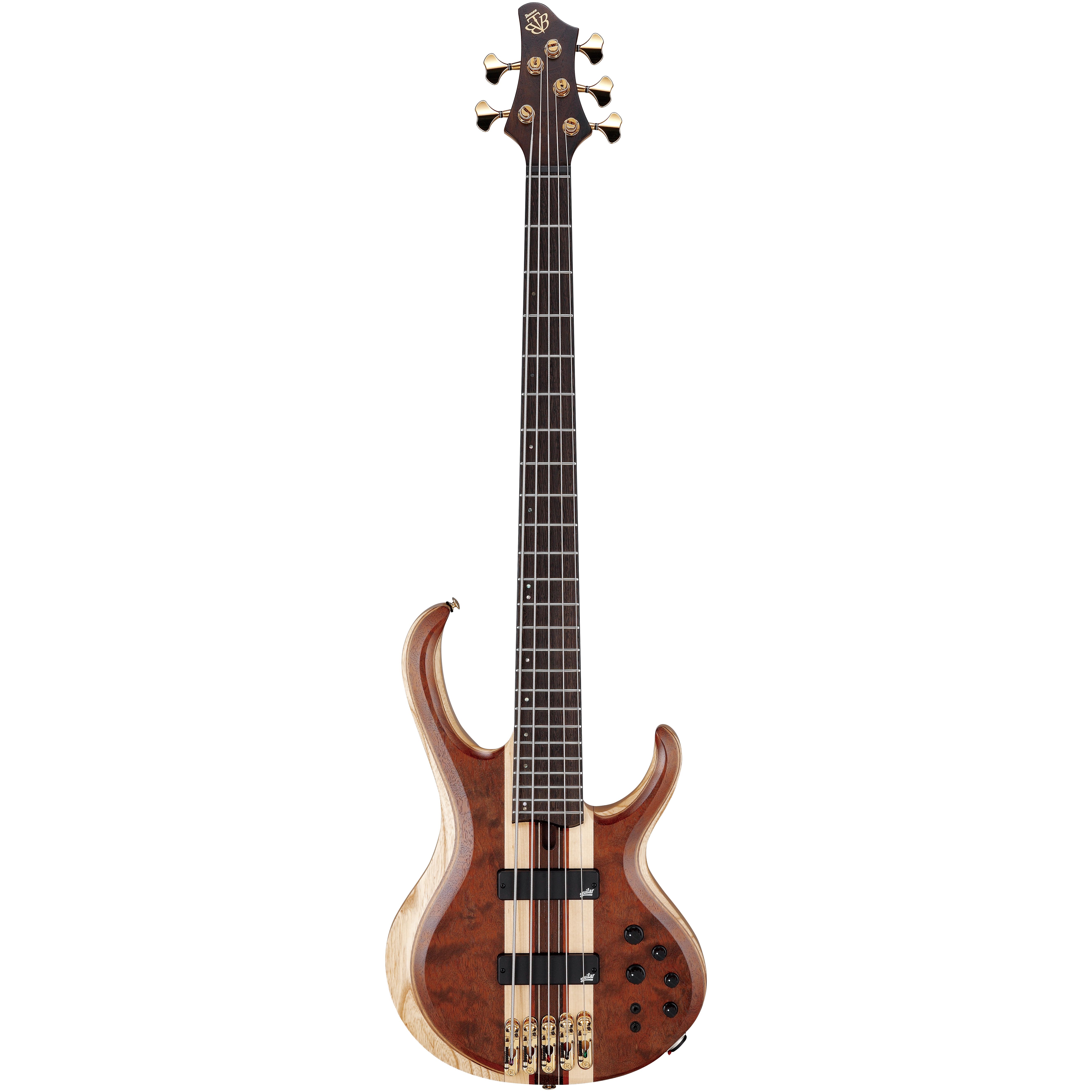 Ibanez BTB1835NDL Premium Serie E-Bass 5 String Natural Shadow Low Gloss + Tasche B-Stock