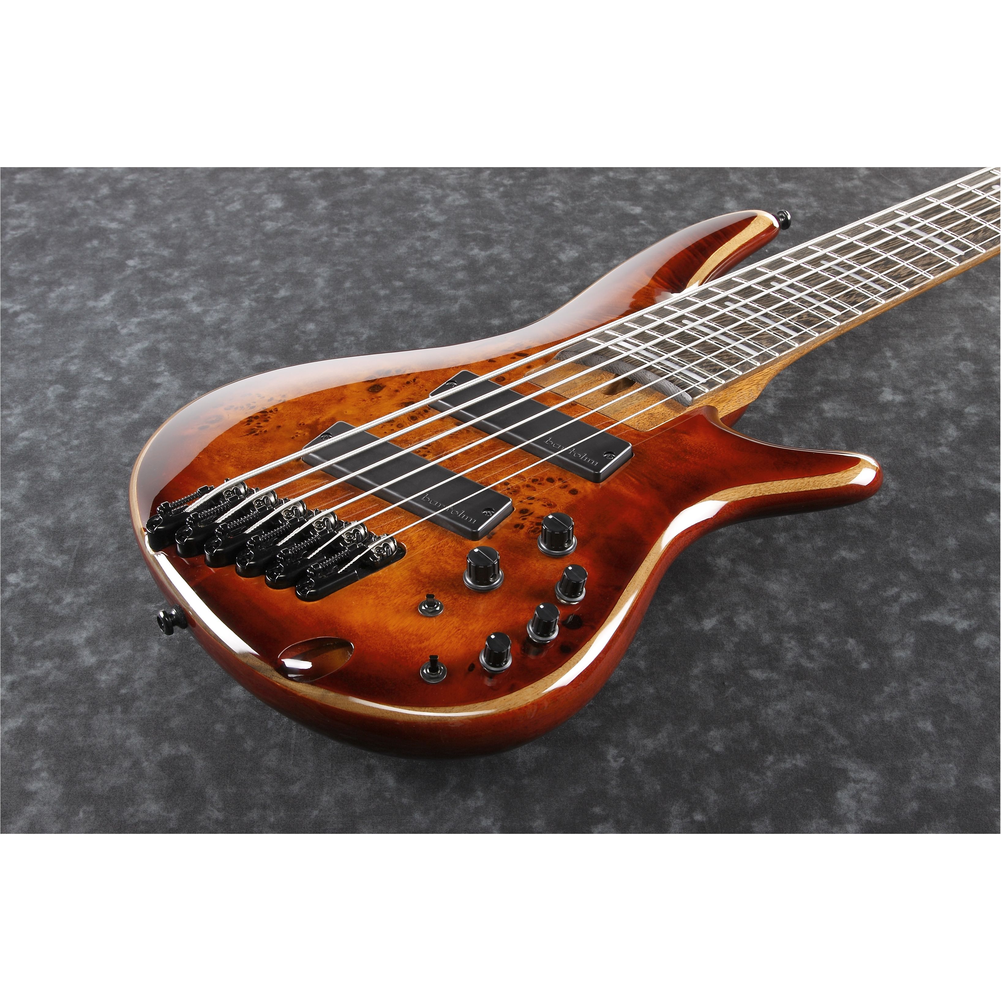 Ibanez E-Bass SRMS806-BTT 6 String Multi Scale - Brown Topaz Burst