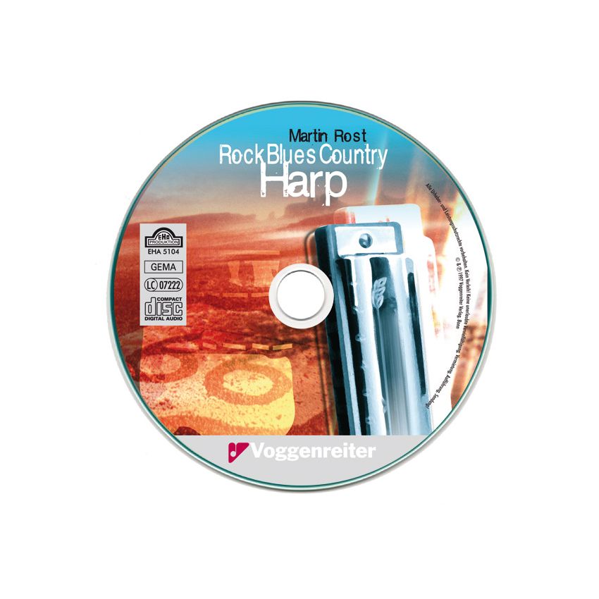 Rock Blues Country Harp (+CD):