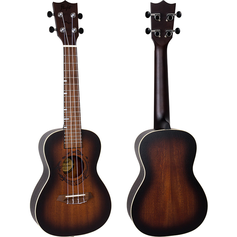 Flight Ukulele DUC 380 Amber Konzert inklusive Tasche