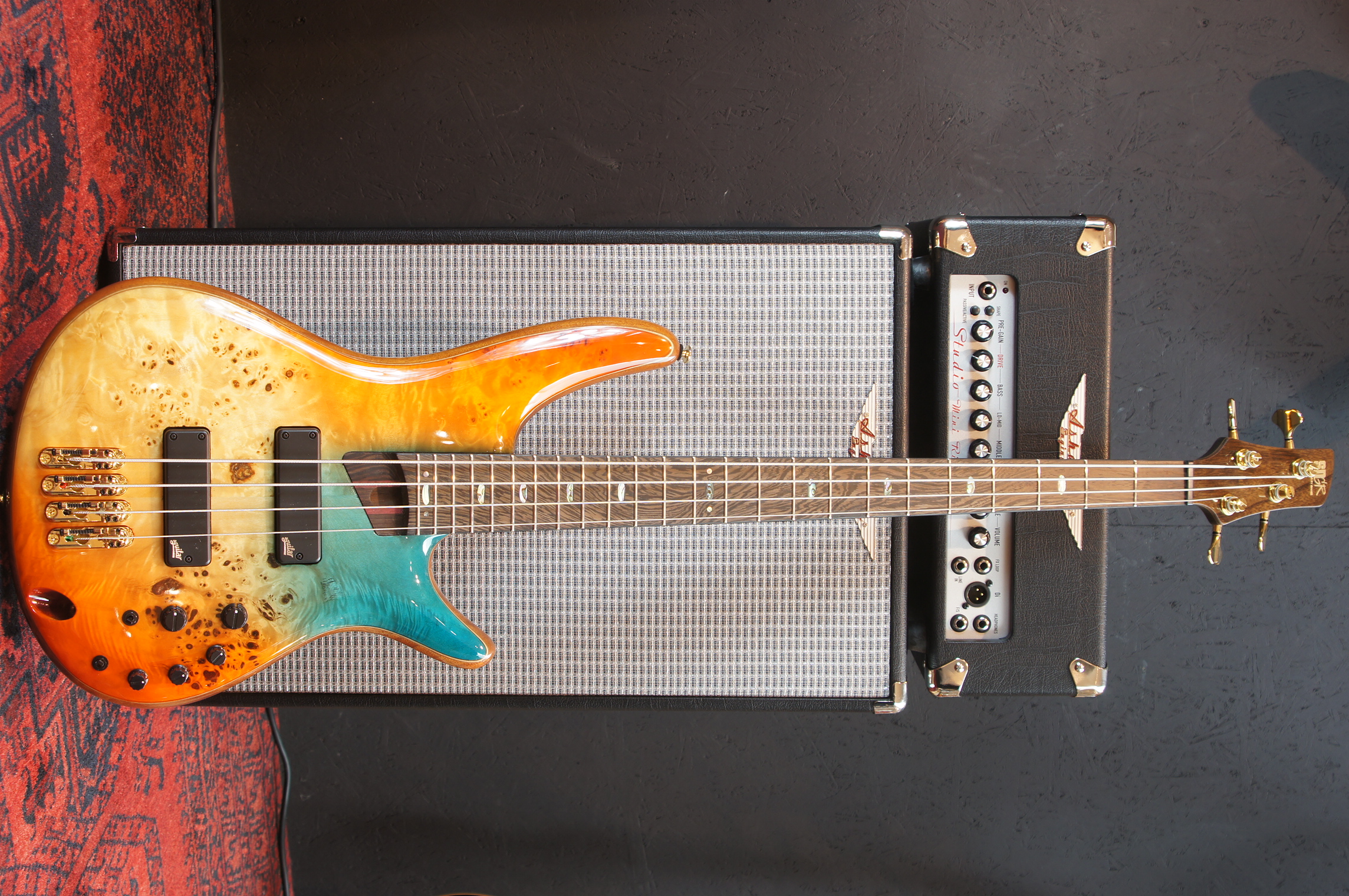 IBANEZ Premium SR 4-Str Autum Sunset Sky, incl. Gigbag