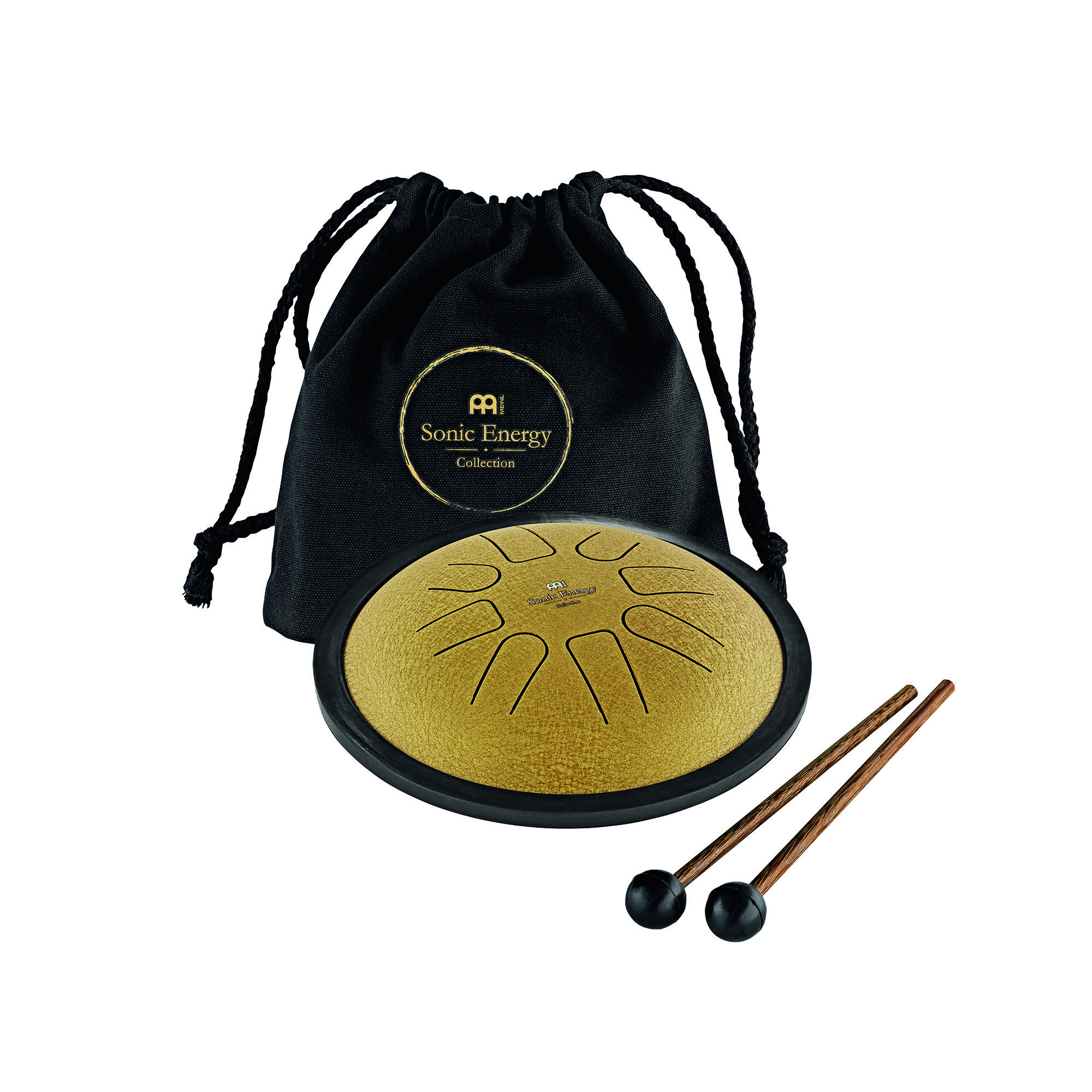 MEINL Sonic Energy Small Steel Tongue Drum C-moll, 8 Töne - gold  7"/18 cm