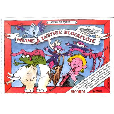 Meine lustige Blockflöte - deutsche Griffweise