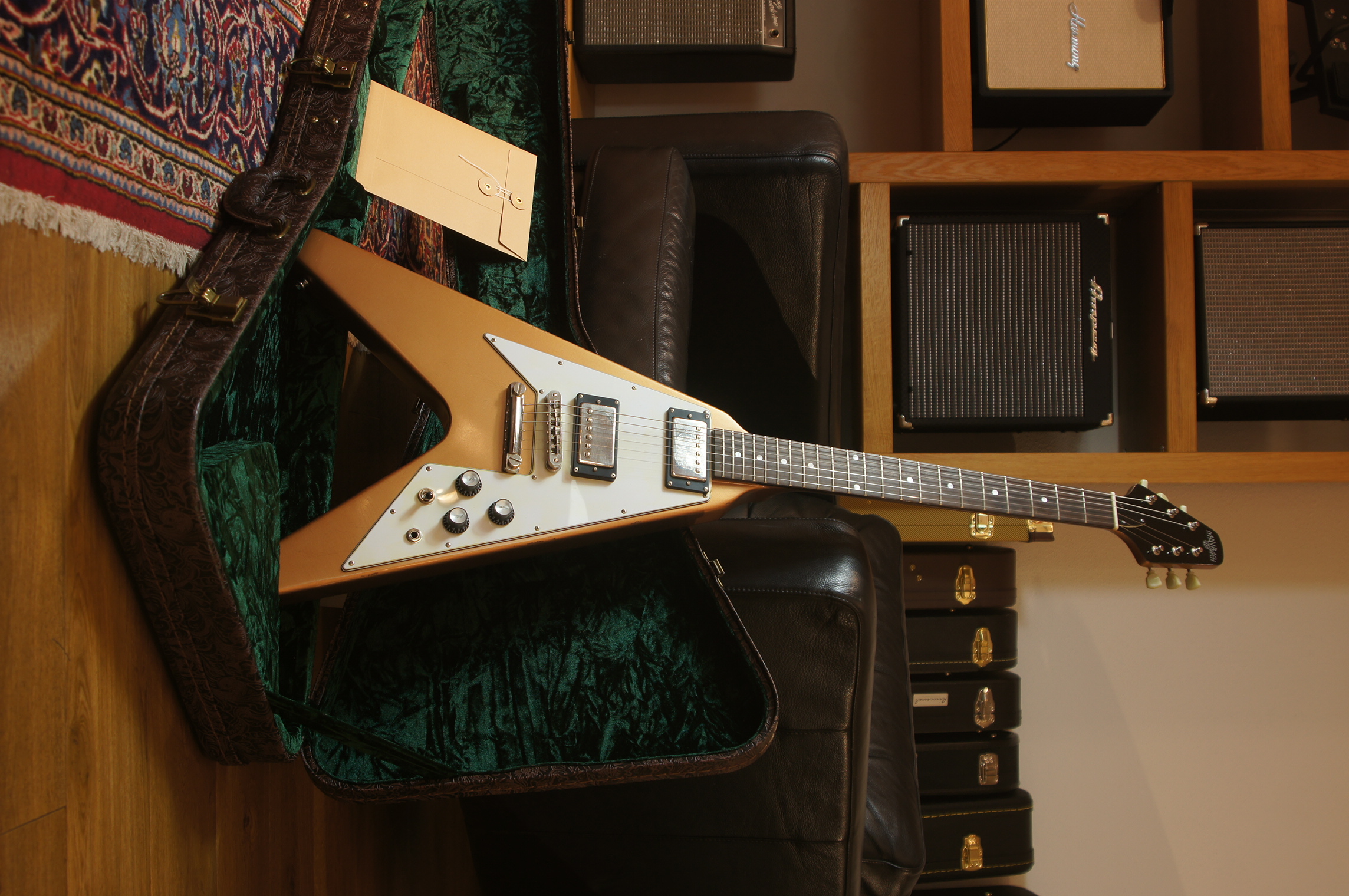 Maybach Jetwing M Firemist Gold aged