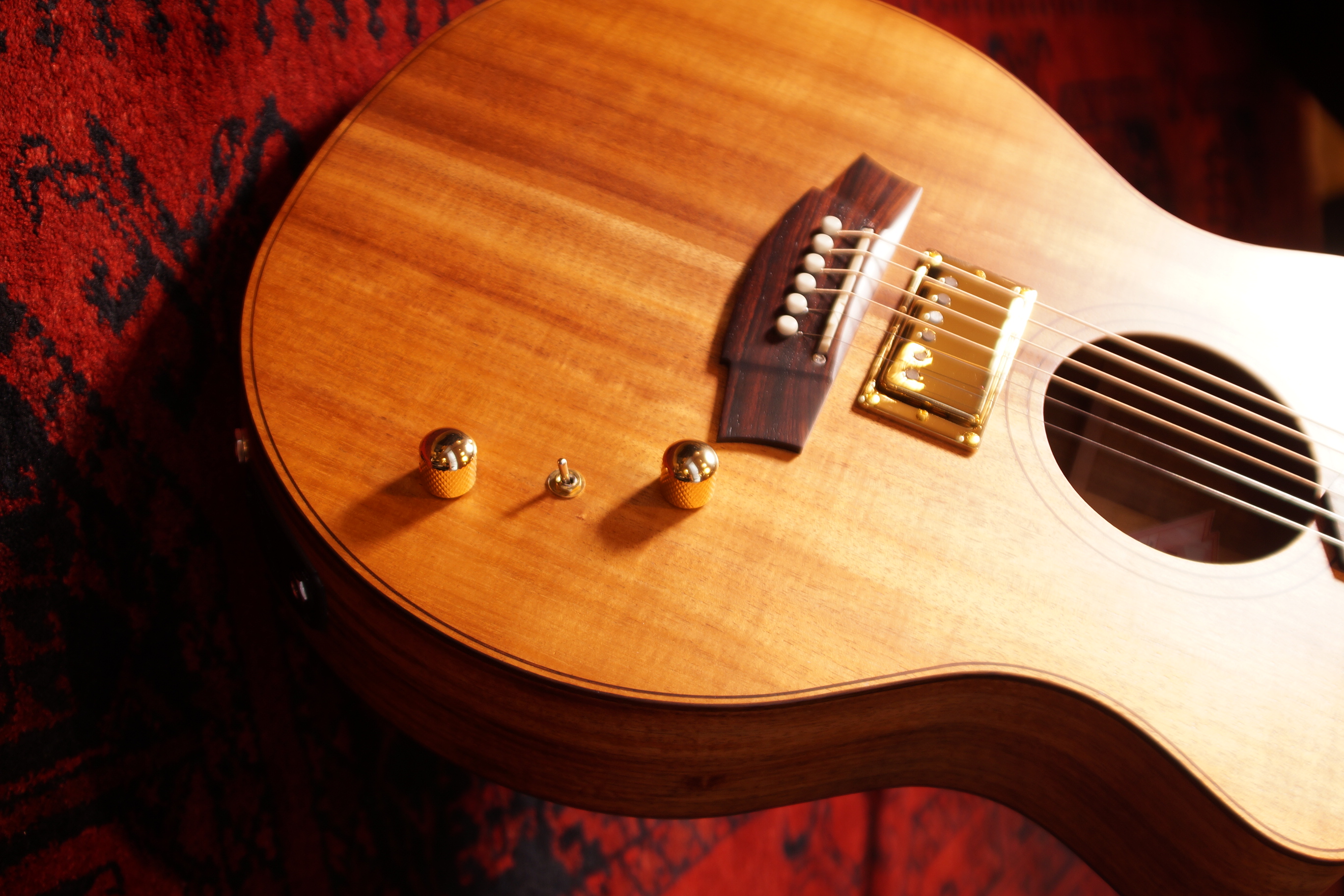 Cole Clark TL2EC-BLBL-AE-HUM True Hybrid Thin Line Grand Auditorium