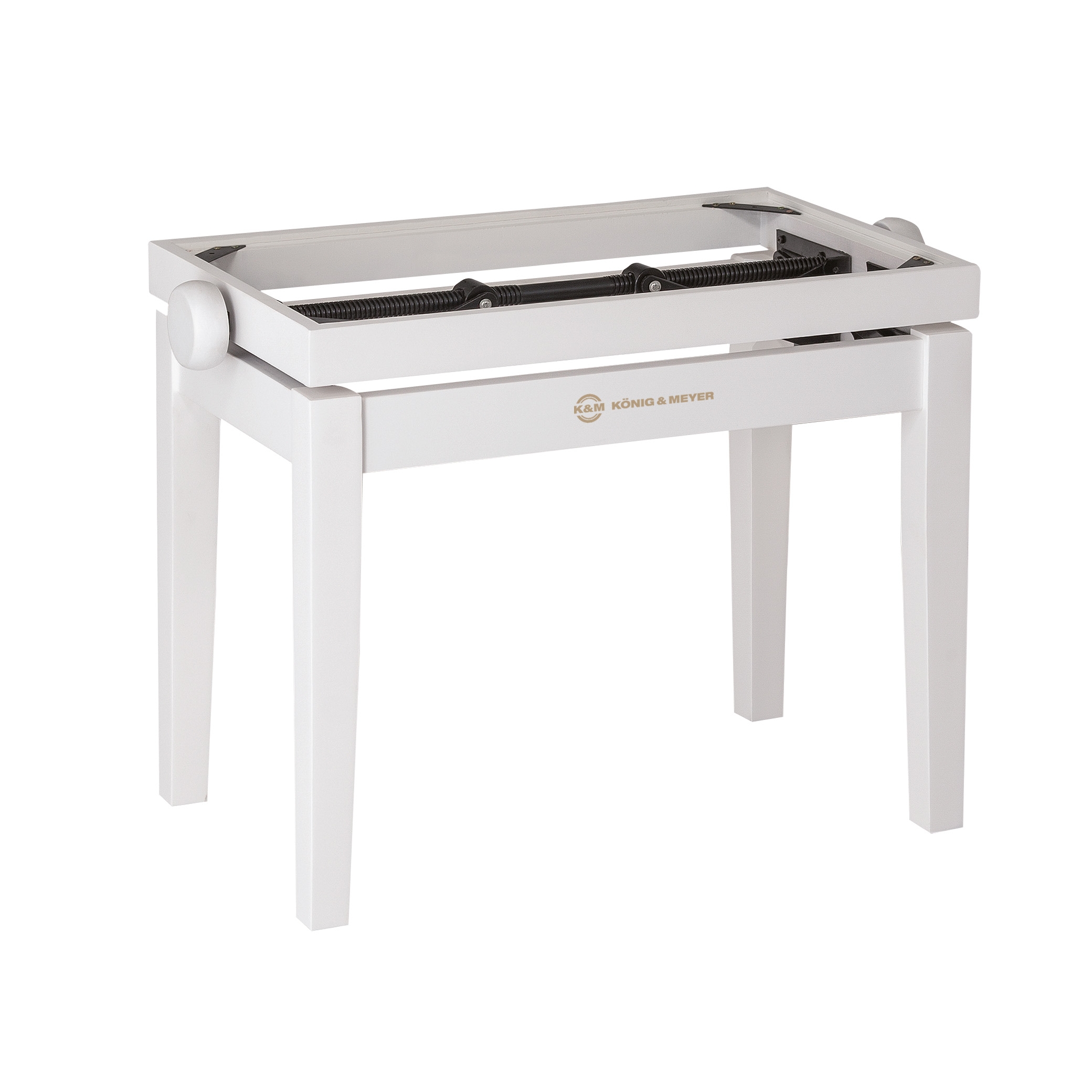 K&M Klavierbank Unterteil weiß matt