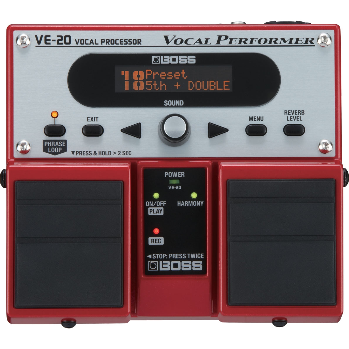 Boss VE-20 Vocal Performer Twin Pedal