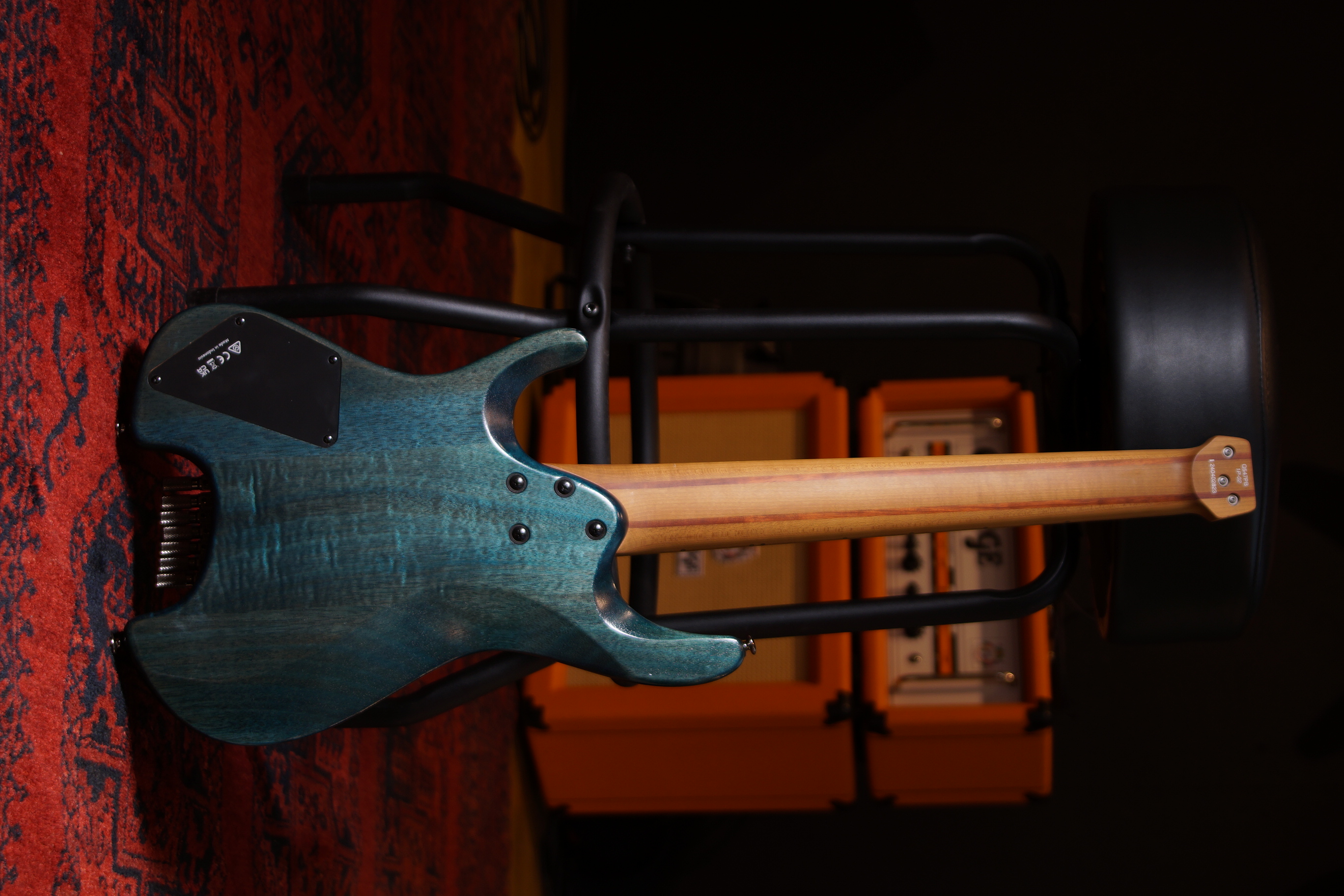 Ibanez Quest Q547PB-COL Cosmic Blue Low Gloss inklusive Tasche B-Ware