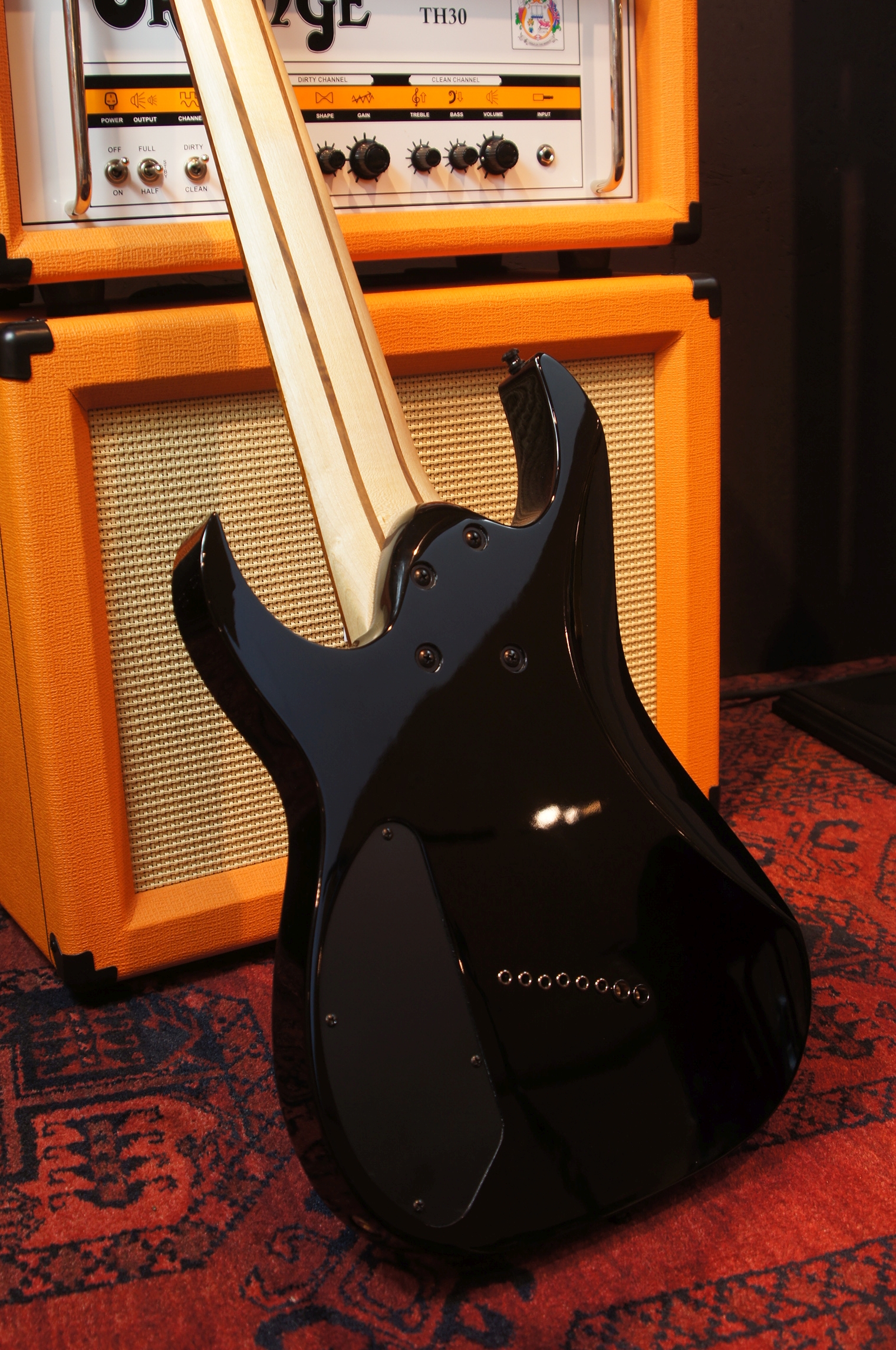 Ibanez RGMS8-BK 8-String Multiscale - black