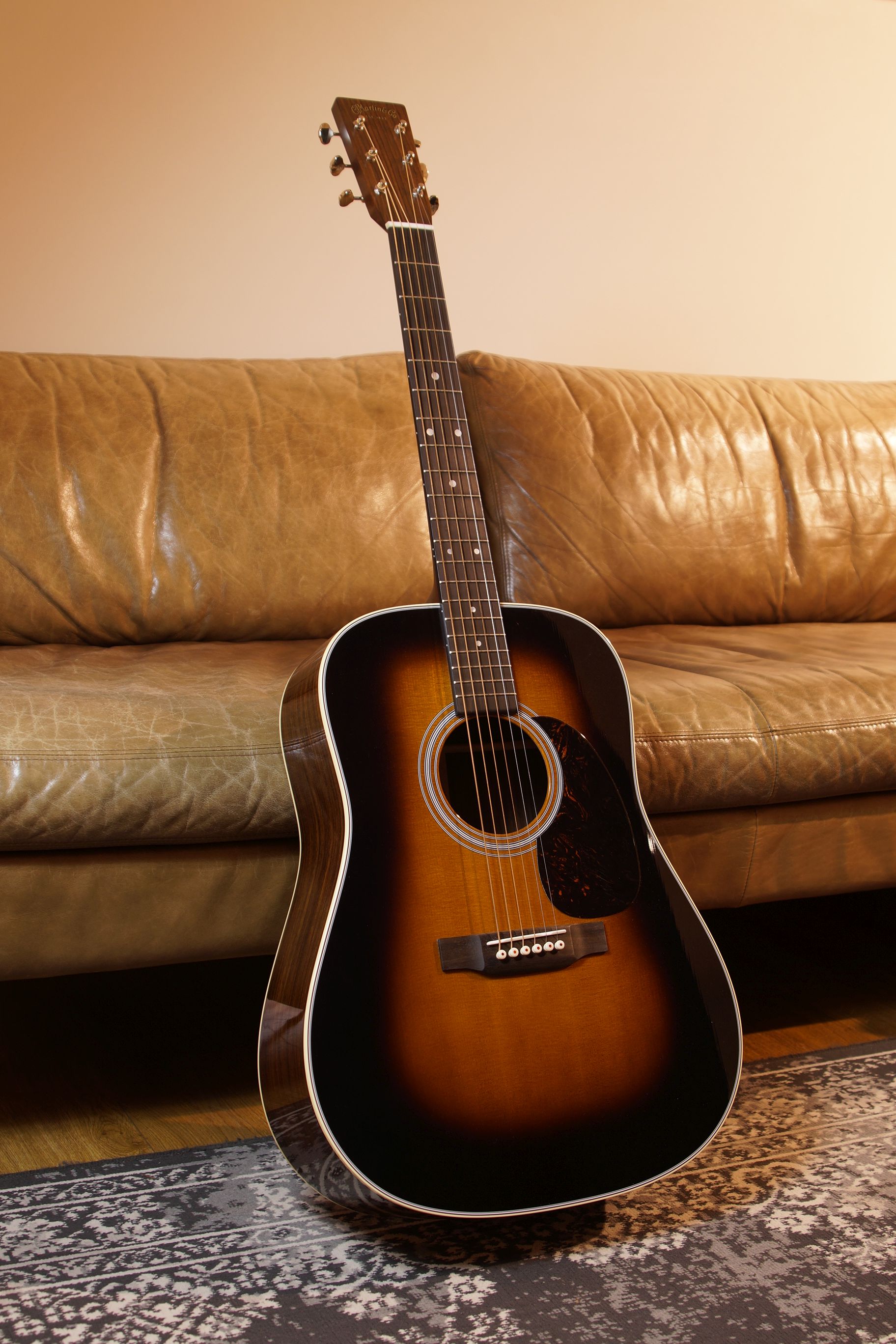 Martin D-28 with 1935 Sunburst