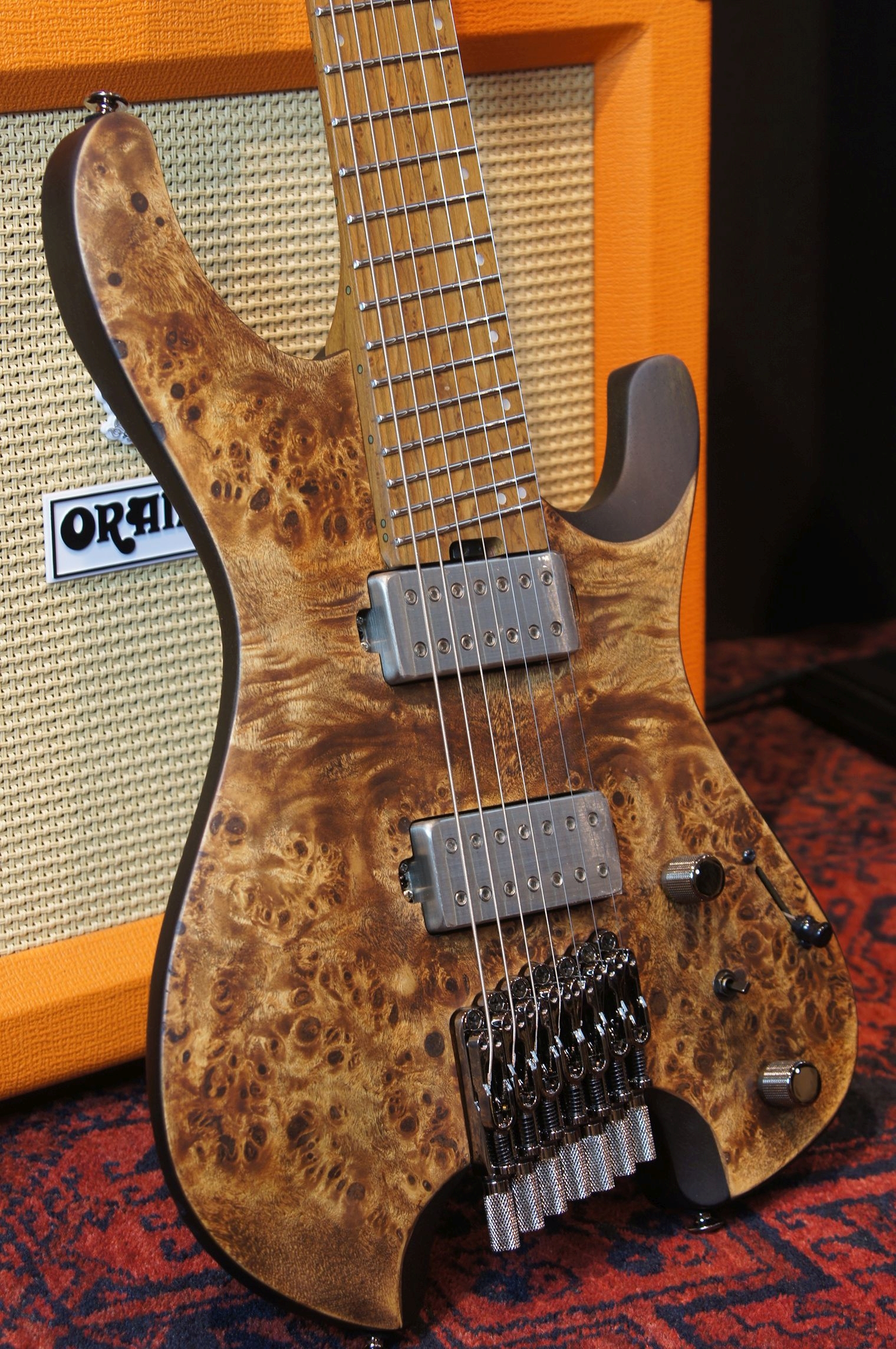 IBANEZ Quest 7-Str Antique Brown Stained, incl. Gigbag - B-Stock