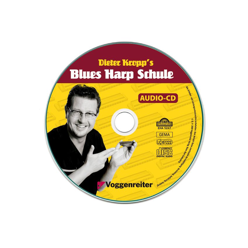Kropp's Blues Harp Schule (+CD + DVD)