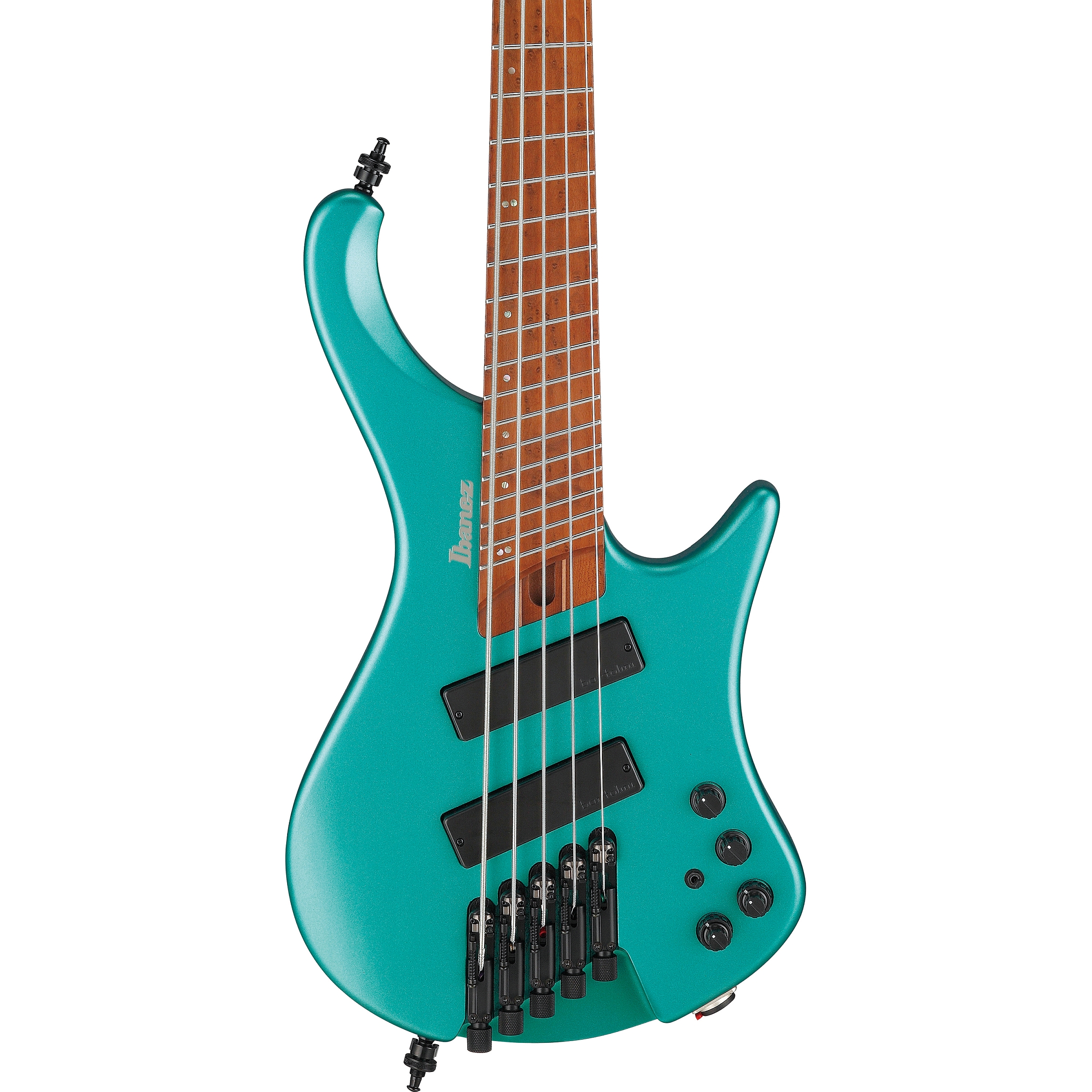 Ibanez EHB1005SMS-EMM E-Bass 5-String short Multiscale Emerald Green Metallic + Gigbag