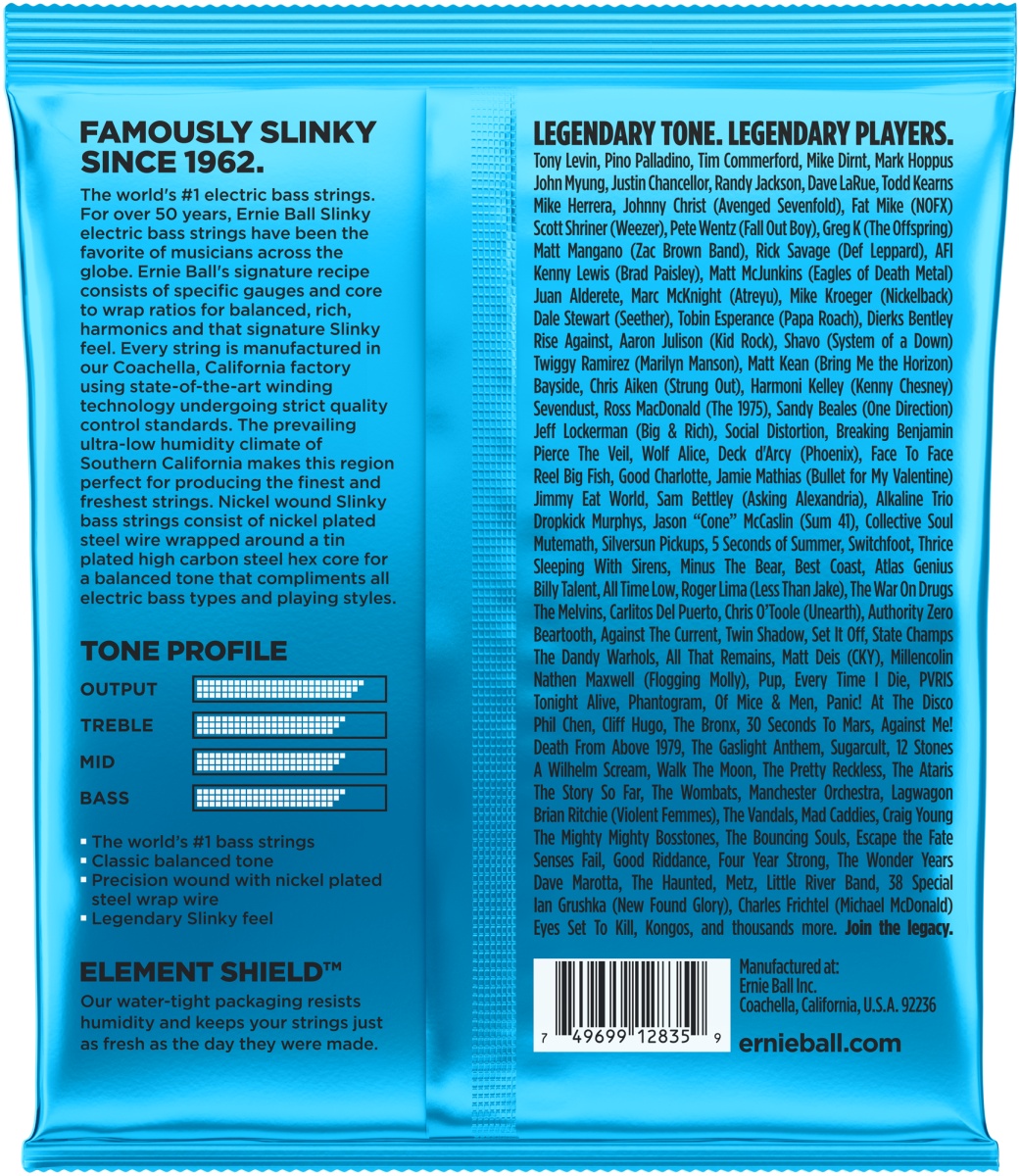 ERNIE BALL 2835 Extra Slinky 40-95 E-Bass Saiten