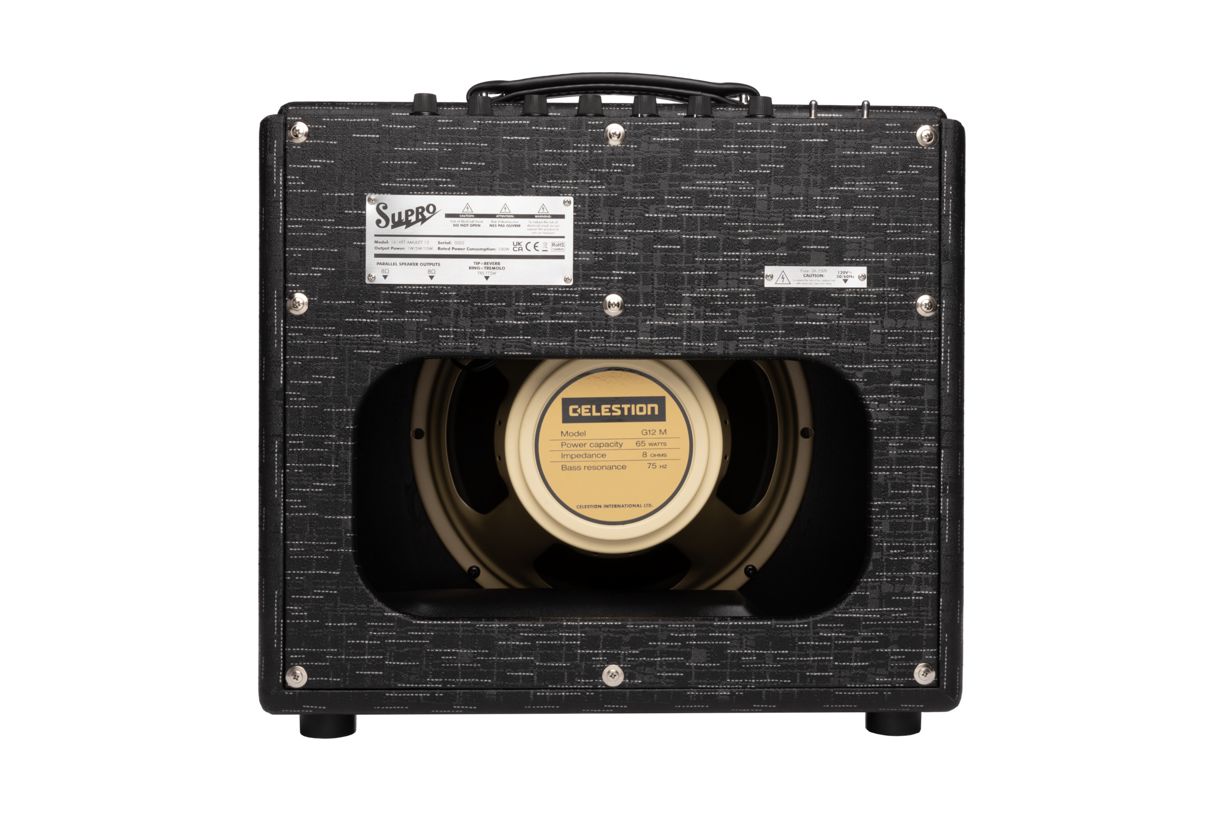 Supro Amulet 1X12 Black Scandia