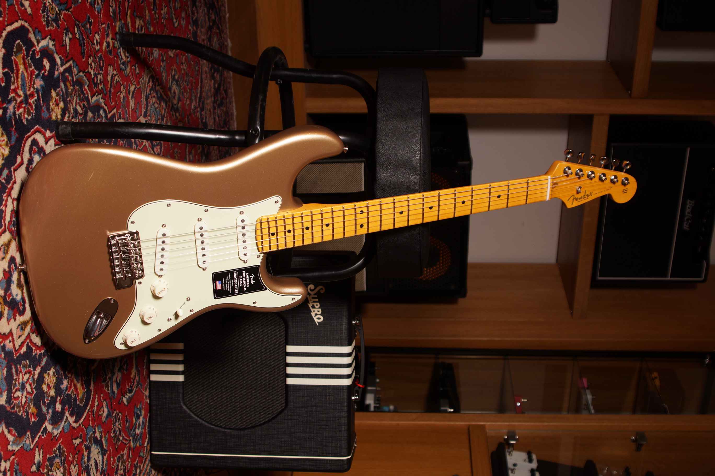 Fender Stratocaster American Professional Classic Firemist Gold