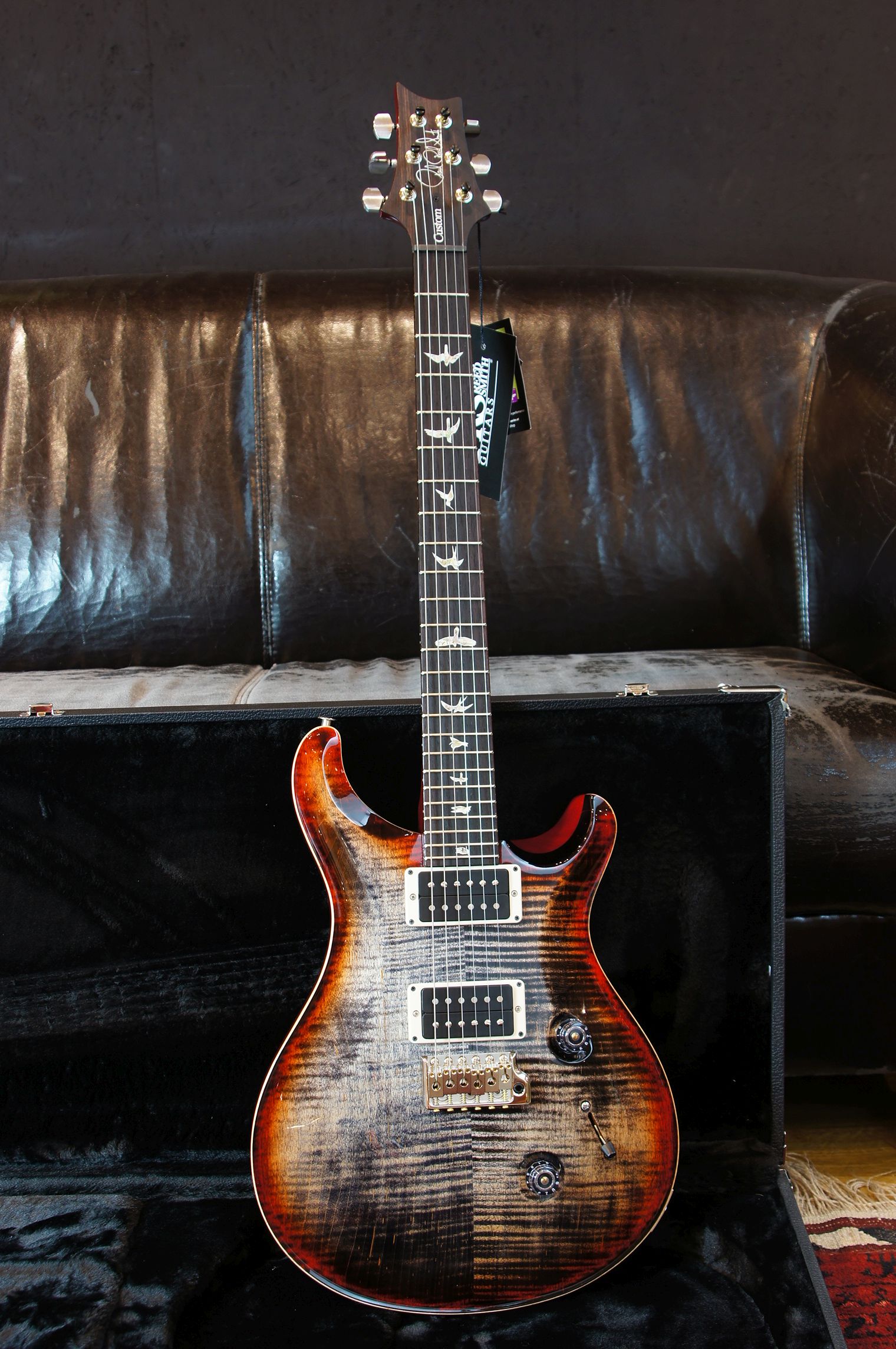 PRS Custom 24 CY Thin Gen III 85/15 Charcoal Cherryburst