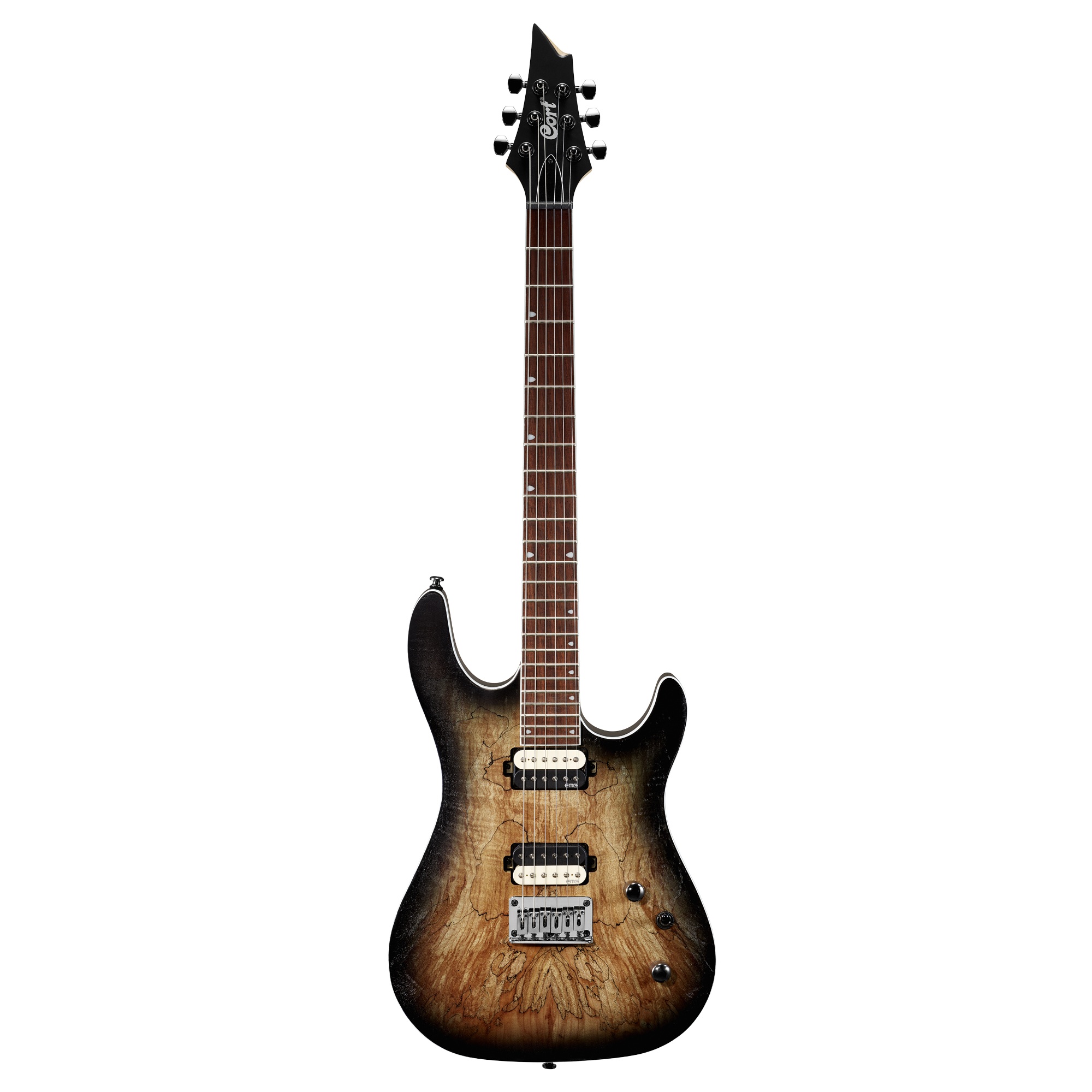 Cort E-Gitarre KX300 Open Pore Raw Burst